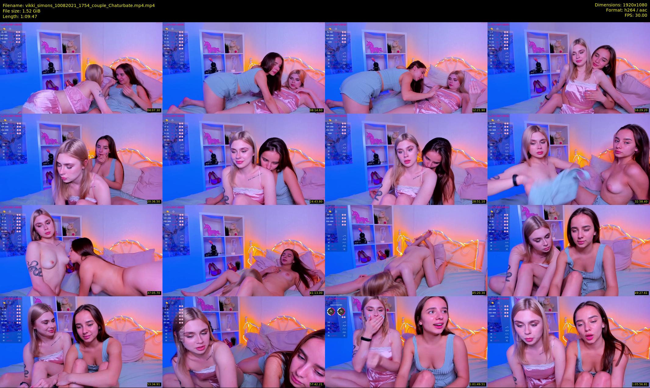 vikki_simons — 70 minute Chaturbate couple cam show recording, 1080p, Aug 10, 2021
