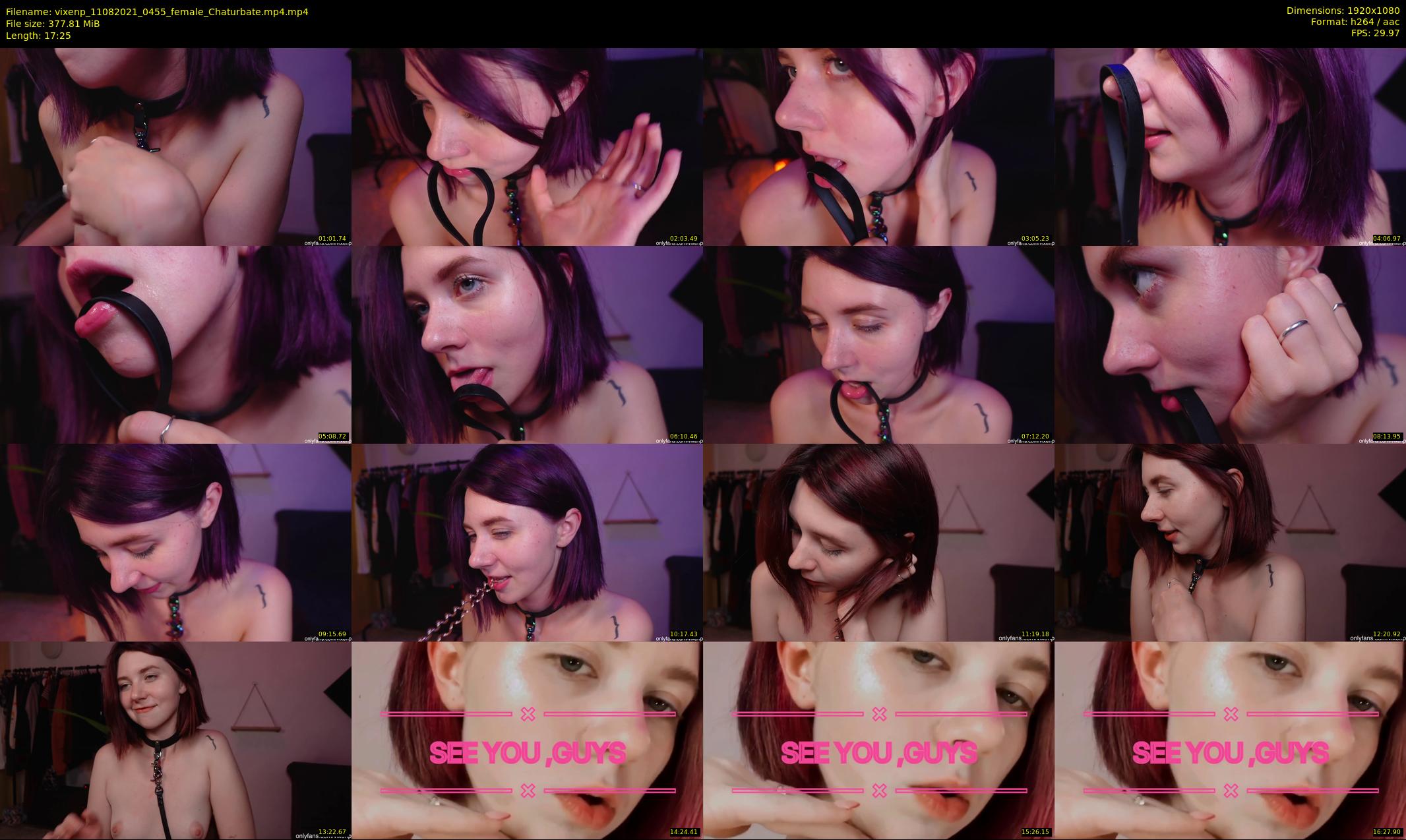 vixenp — 18 minute Chaturbate female cam show recording, 1080p, Aug 11, 2021