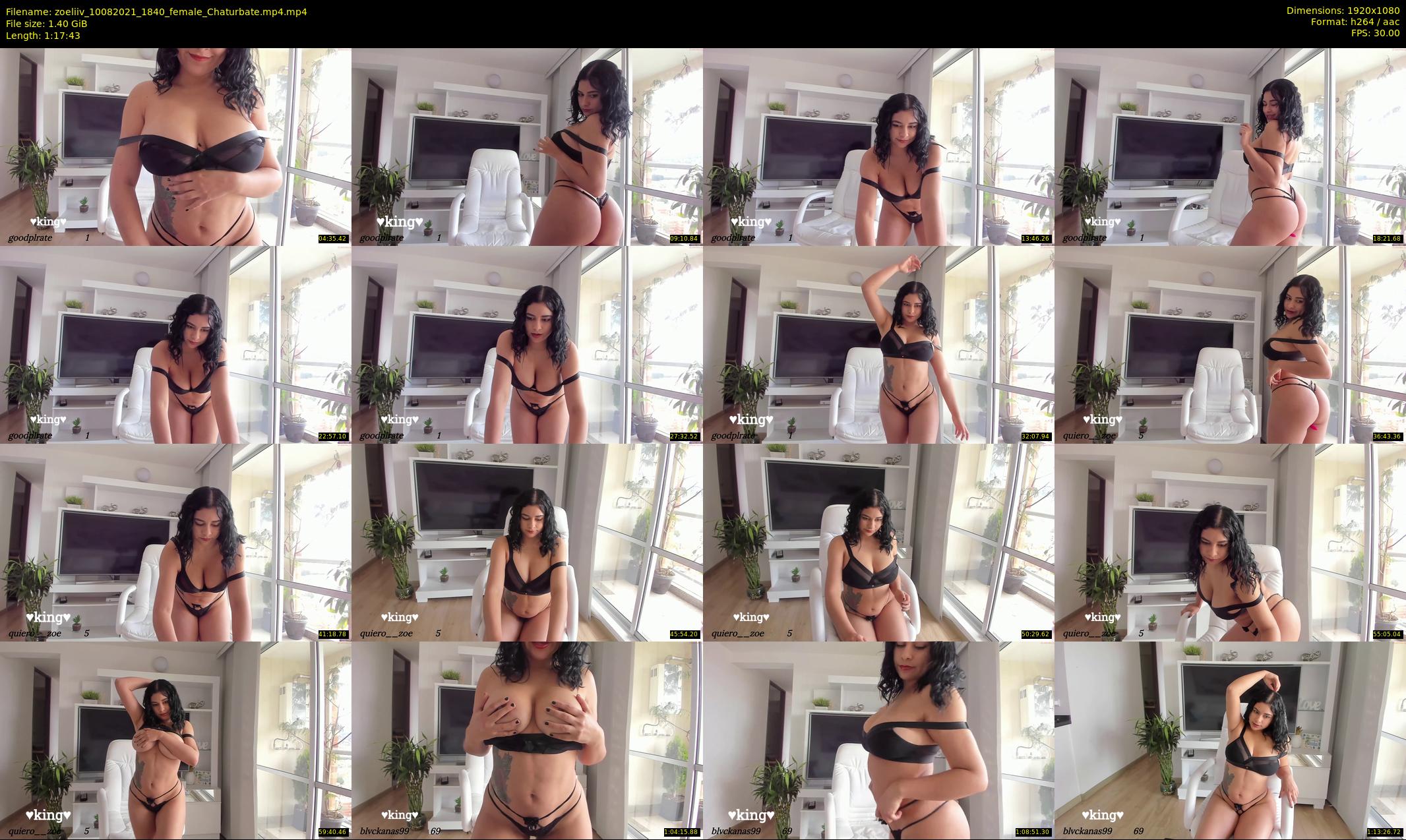 zoeliiv — 78 minute Chaturbate female cam show recording, 1080p, Aug 10, 2021