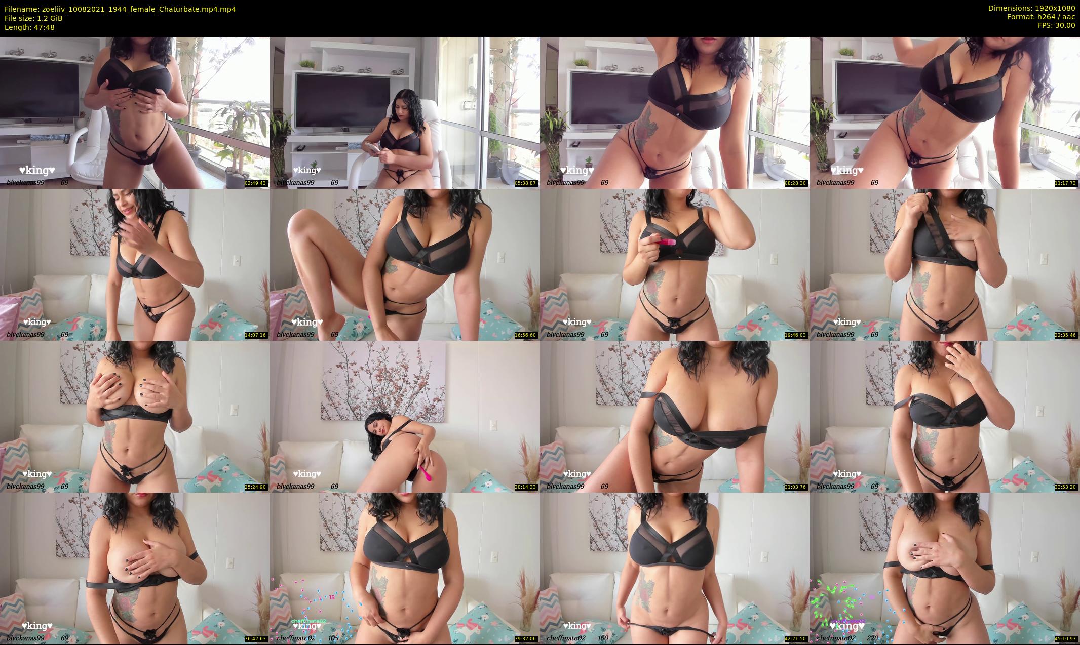 zoeliiv — 48 minute Chaturbate female cam show recording, 1080p, Aug 10, 2021