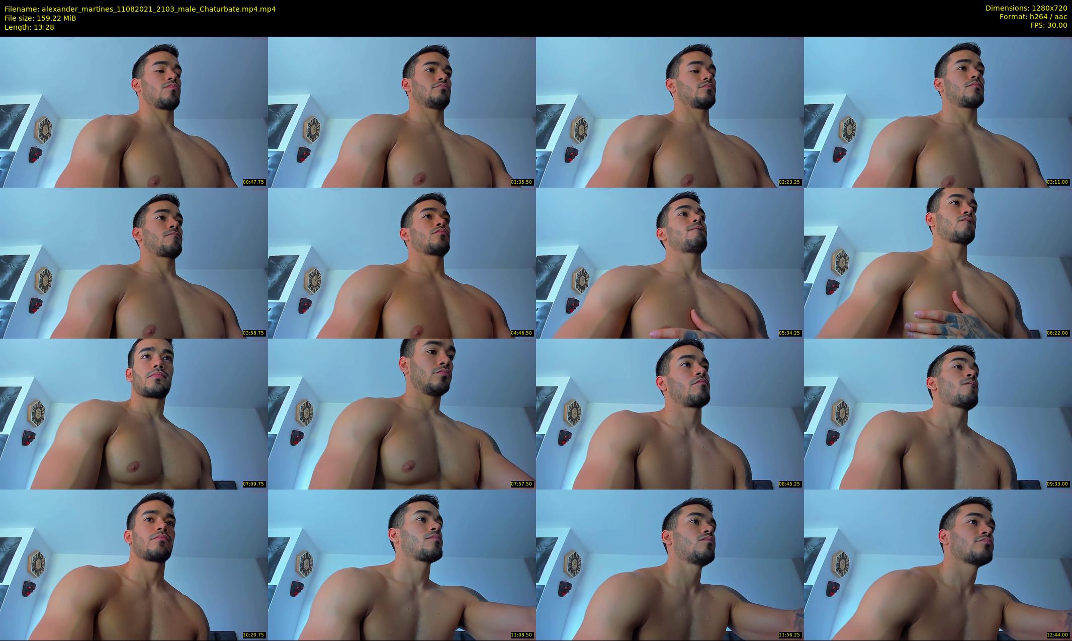 alexander_martines — 14 minute Chaturbate male cam show recording, 720p, Aug 11, 2021