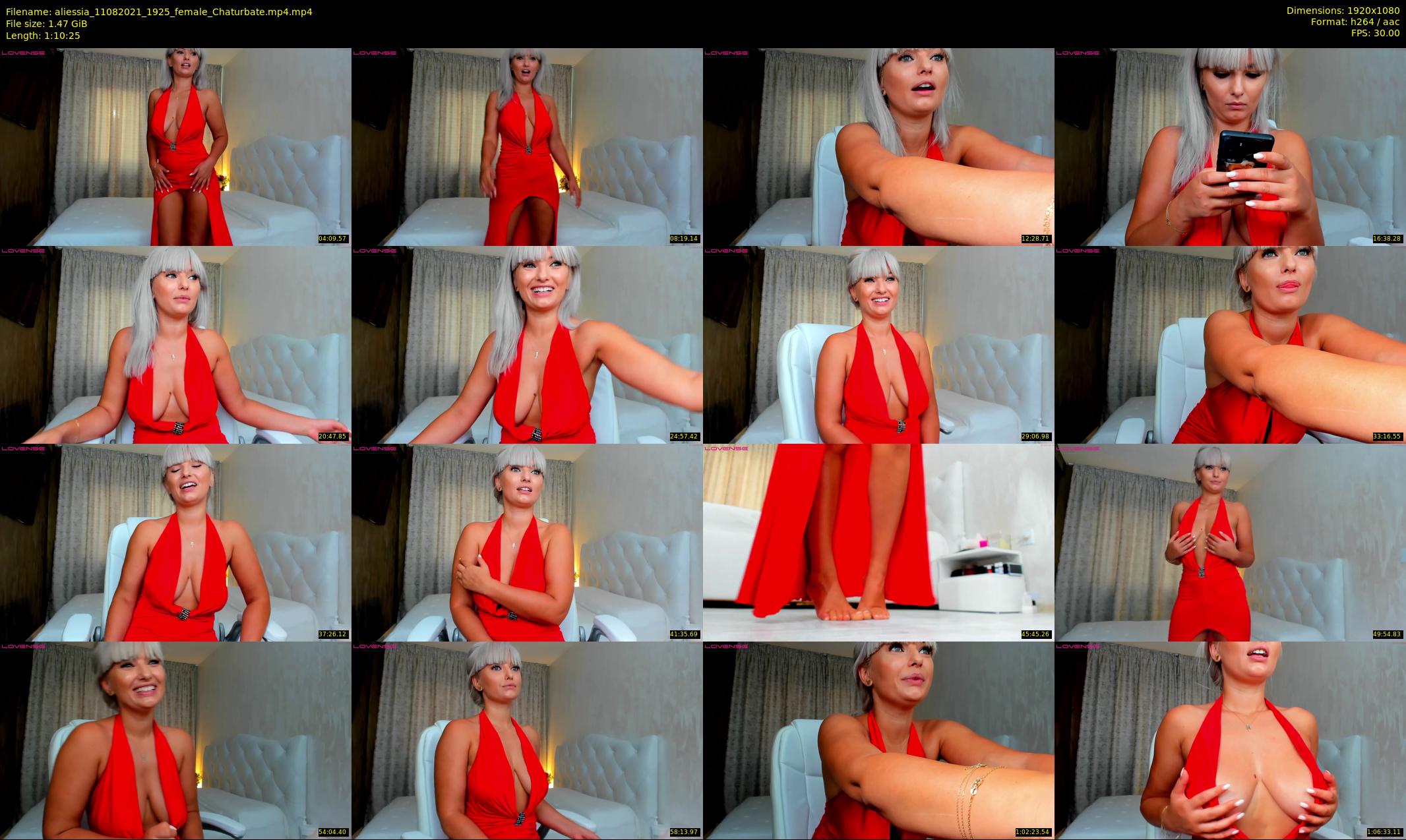 aliessia — 71 minute Chaturbate female cam show recording, 1080p, Aug 11, 2021