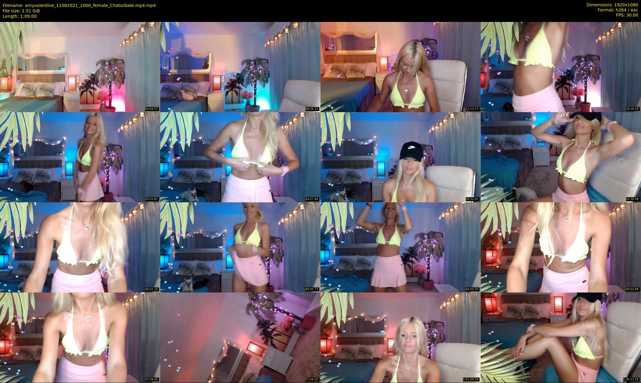 amyvalentine — 69 minute Chaturbate female cam show recording, 1080p, Aug 11, 2021