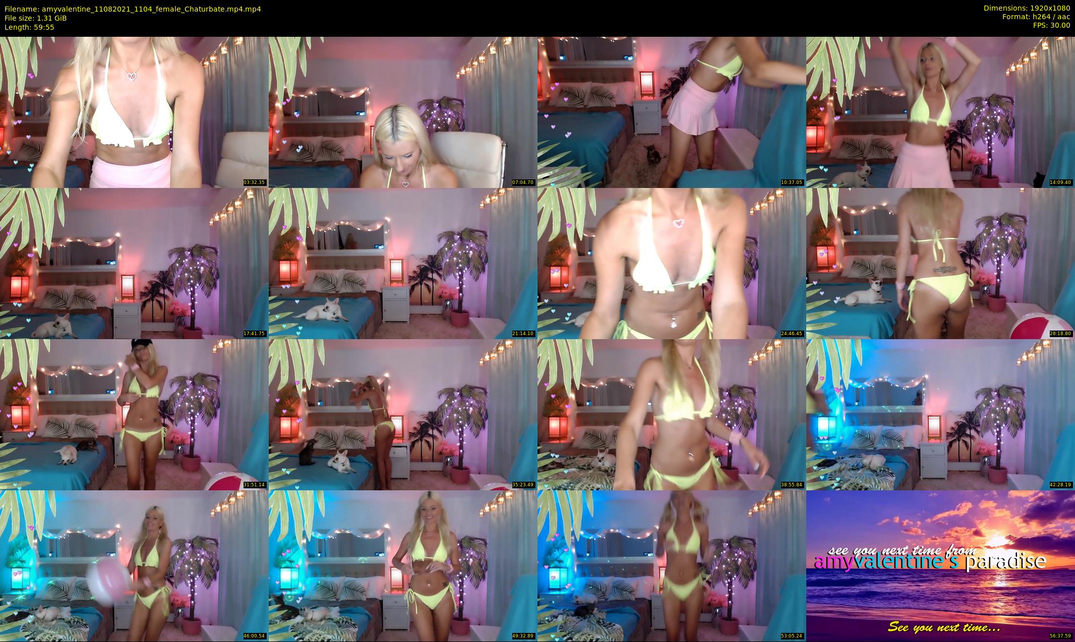 amyvalentine — 60 minute Chaturbate female cam show recording, 1080p, Aug 11, 2021