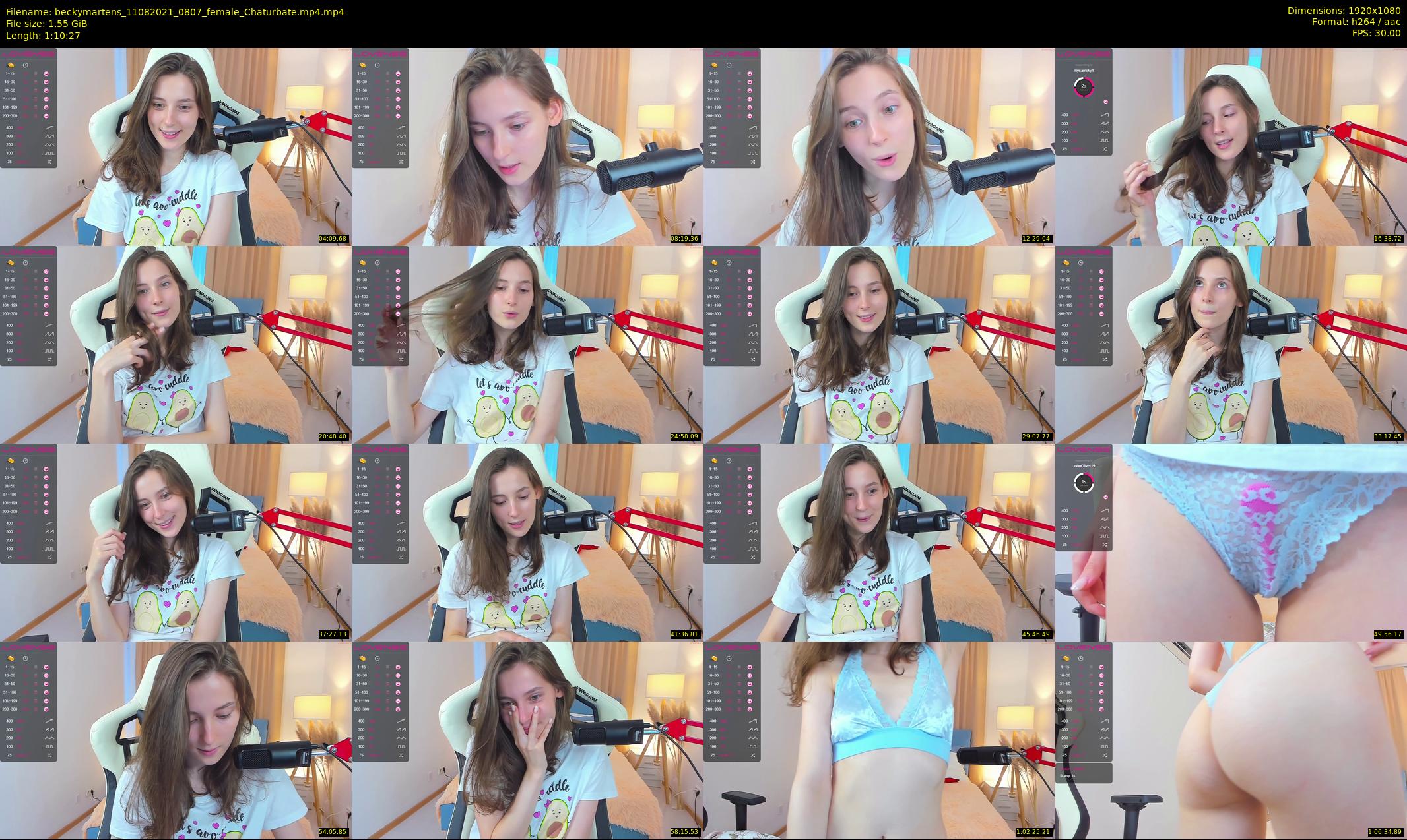 beckymartens — 71 minute Chaturbate female cam show recording, 1080p, Aug 11, 2021