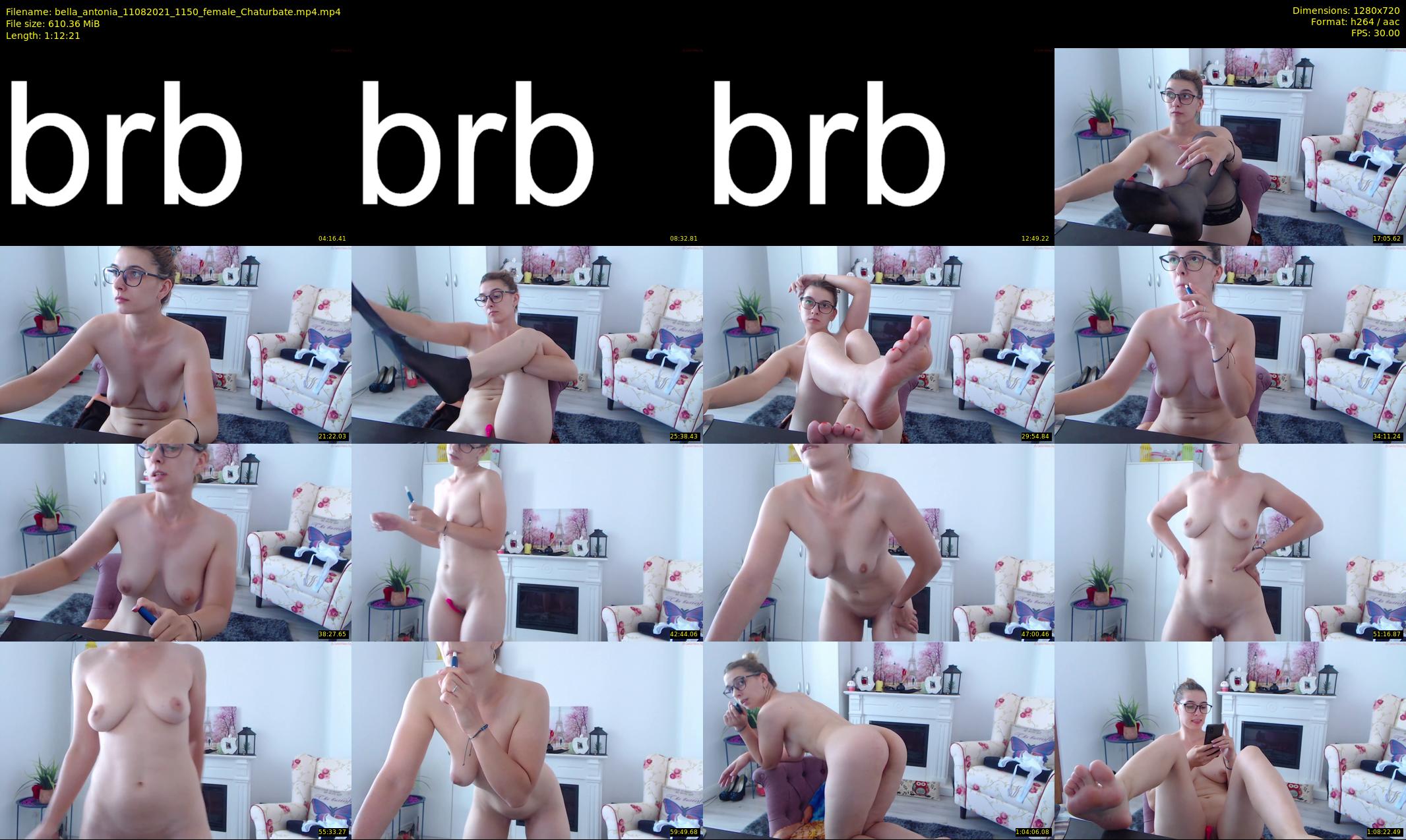 bella_antonia — 73 minute Chaturbate female cam show recording, 720p, Aug 11, 2021
