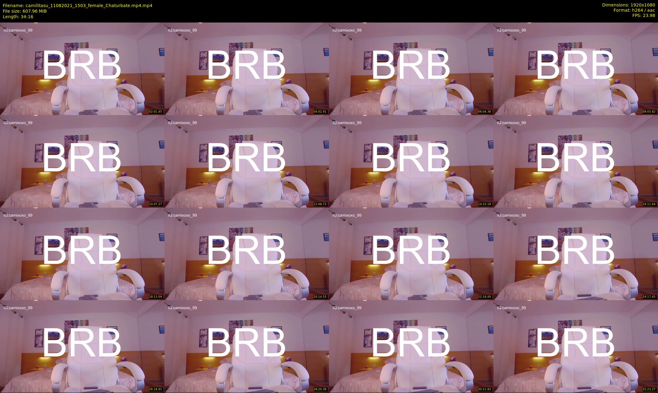 camilitasu — 35 minute Chaturbate female cam show recording, 1080p, Aug 11, 2021