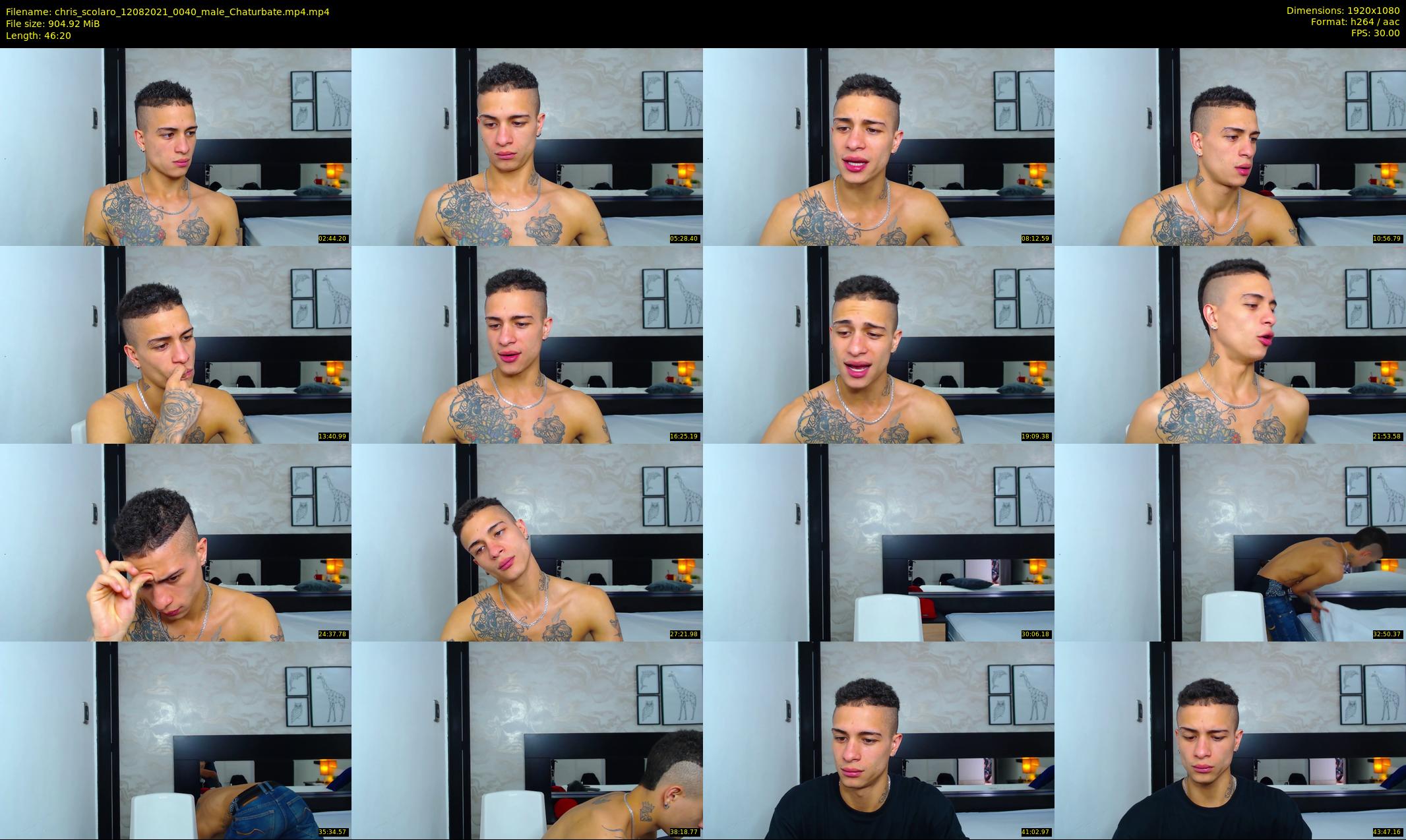 chris_scolaro — 47 minute Chaturbate male cam show recording, 1080p, Aug 12, 2021