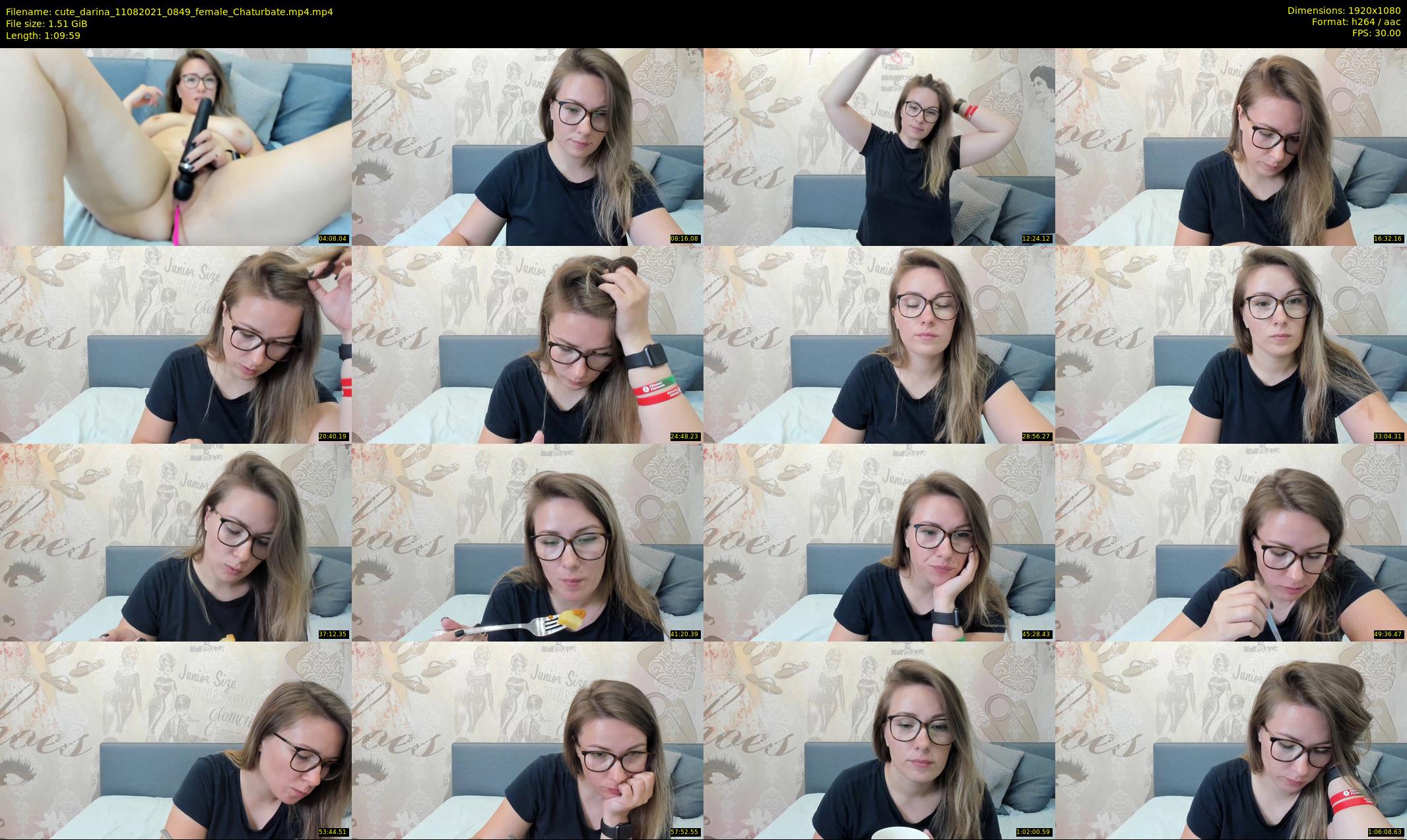 cute_darina — 70 minute Chaturbate female cam show recording, 1080p, Aug 11, 2021