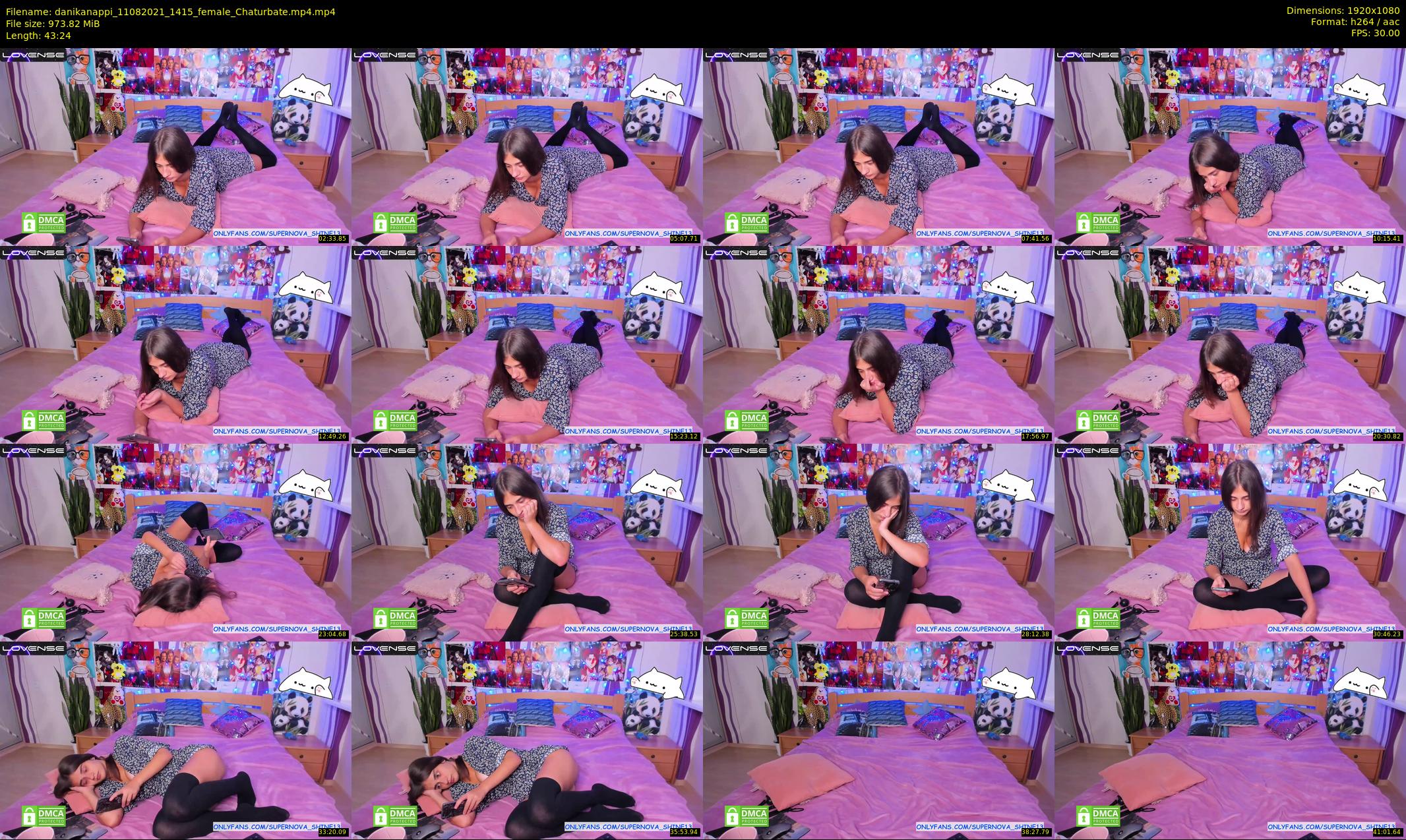 danikanappi — 44 minute Chaturbate female cam show recording, 1080p, Aug 11, 2021