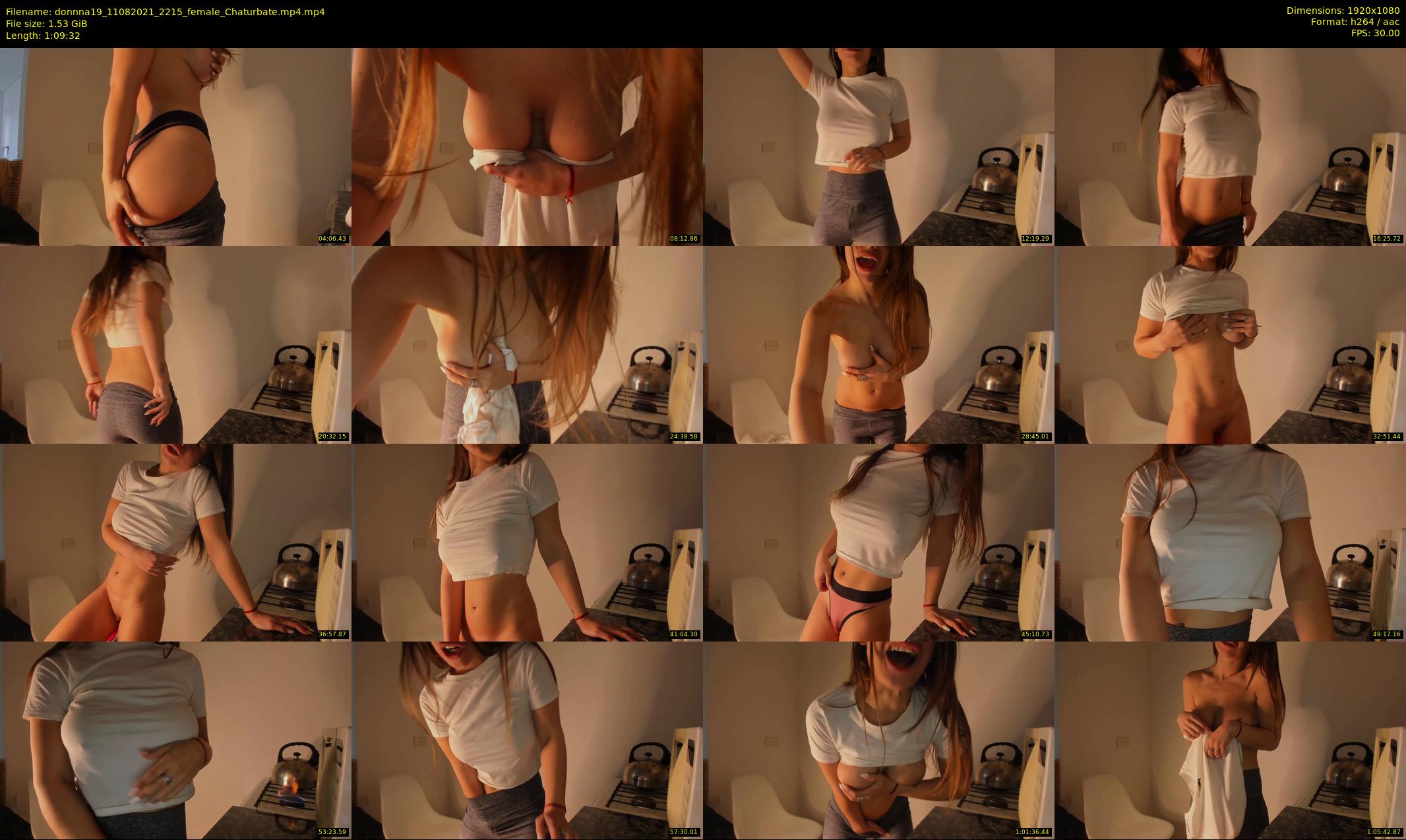 donnna19 — 70 minute Chaturbate female cam show recording, 1080p, Aug 11, 2021
