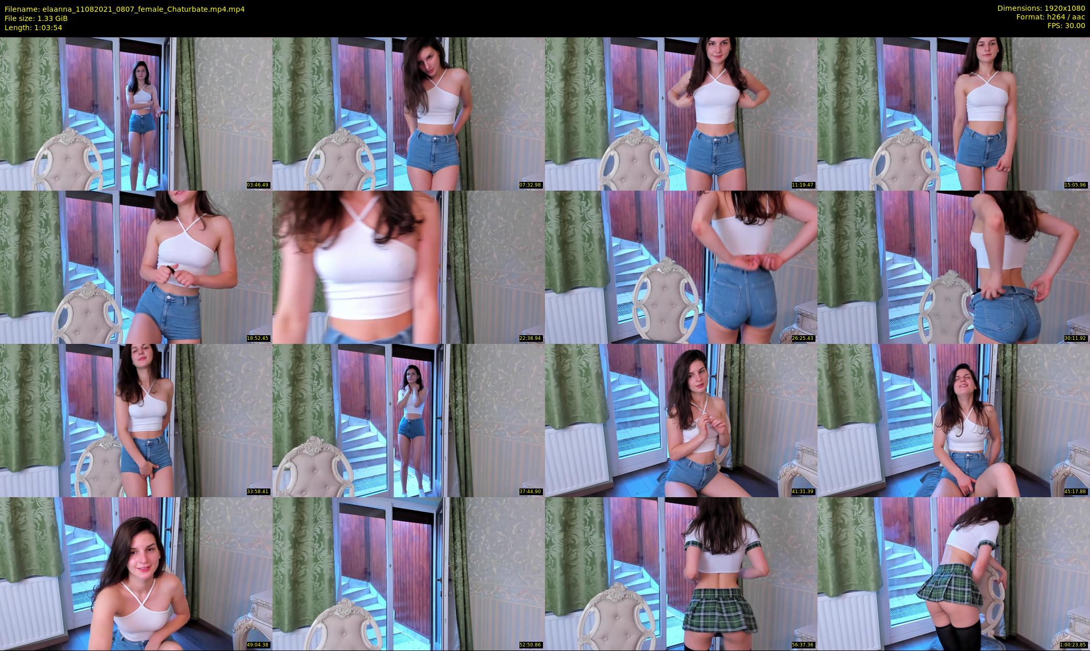 elaanna — 64 minute Chaturbate female cam show recording, 1080p, Aug 11, 2021