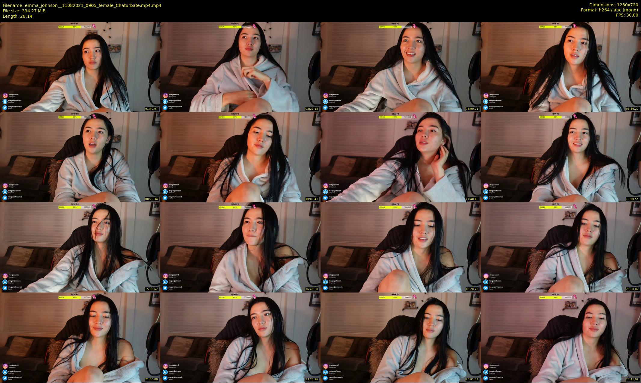 emma_johnson_ — 29 minute Chaturbate female cam show recording, 720p, Aug 11, 2021