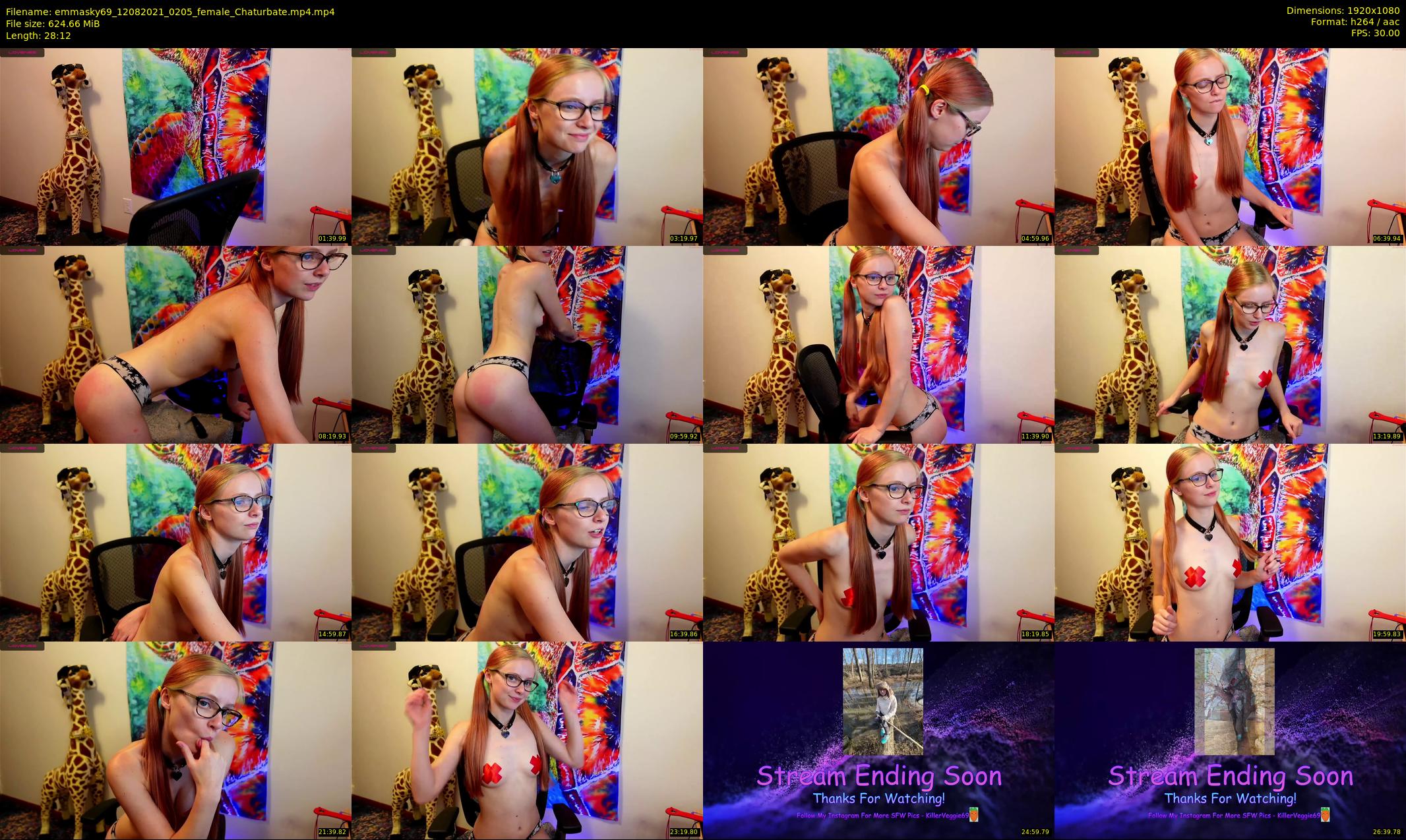 emmasky69 — 29 minute Chaturbate female cam show recording, 1080p, Aug 12, 2021