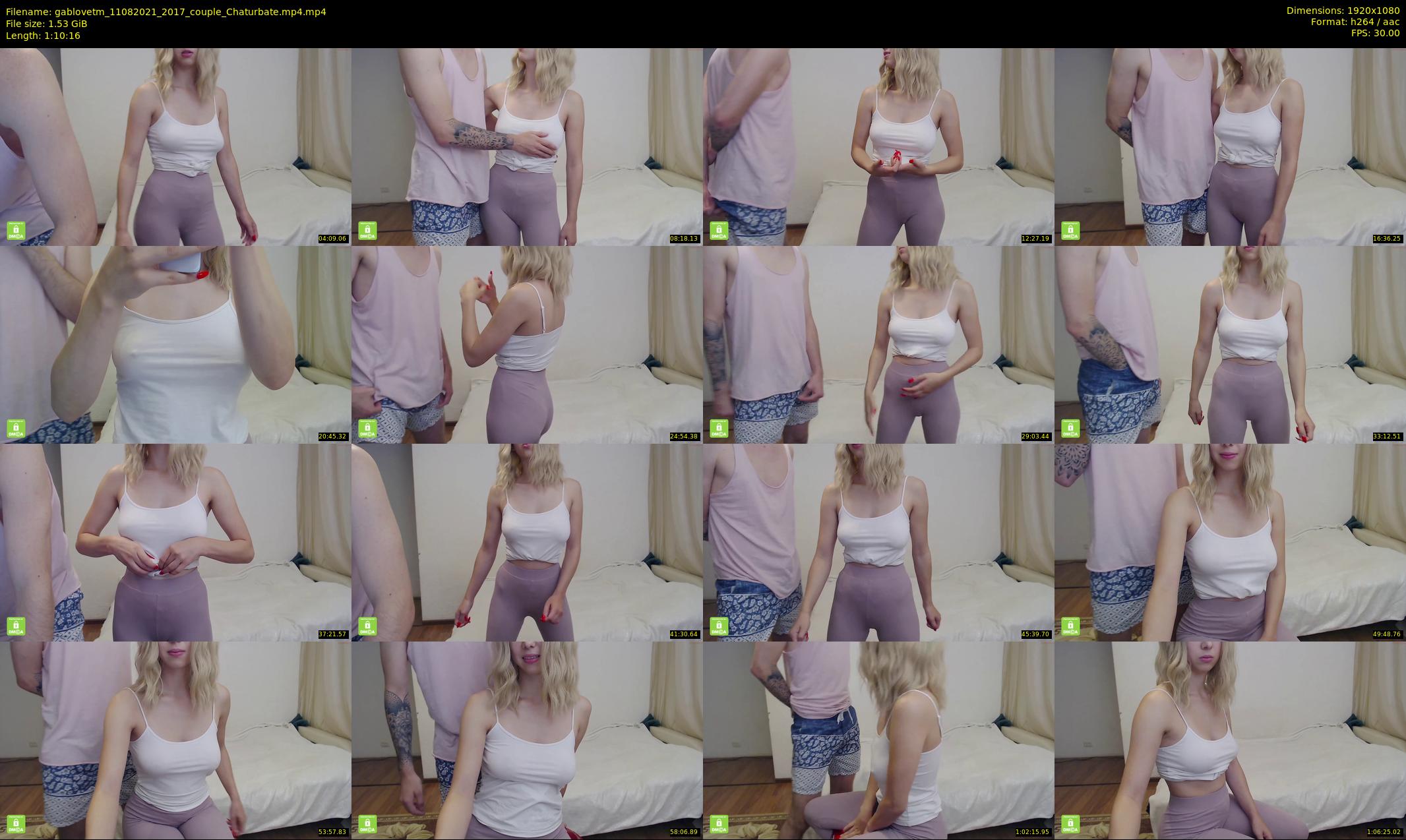 gablovetm — 71 minute Chaturbate couple cam show recording, 1080p, Aug 11, 2021