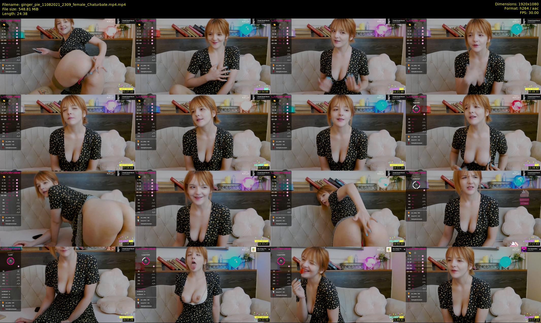 ginger_pie — 25 minute Chaturbate female cam show recording, 1080p, Aug 11, 2021