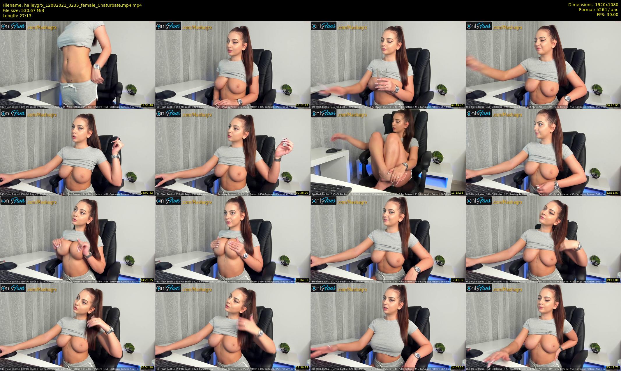 haileygrx — 28 minute Chaturbate female cam show recording, 1080p, Aug 12, 2021