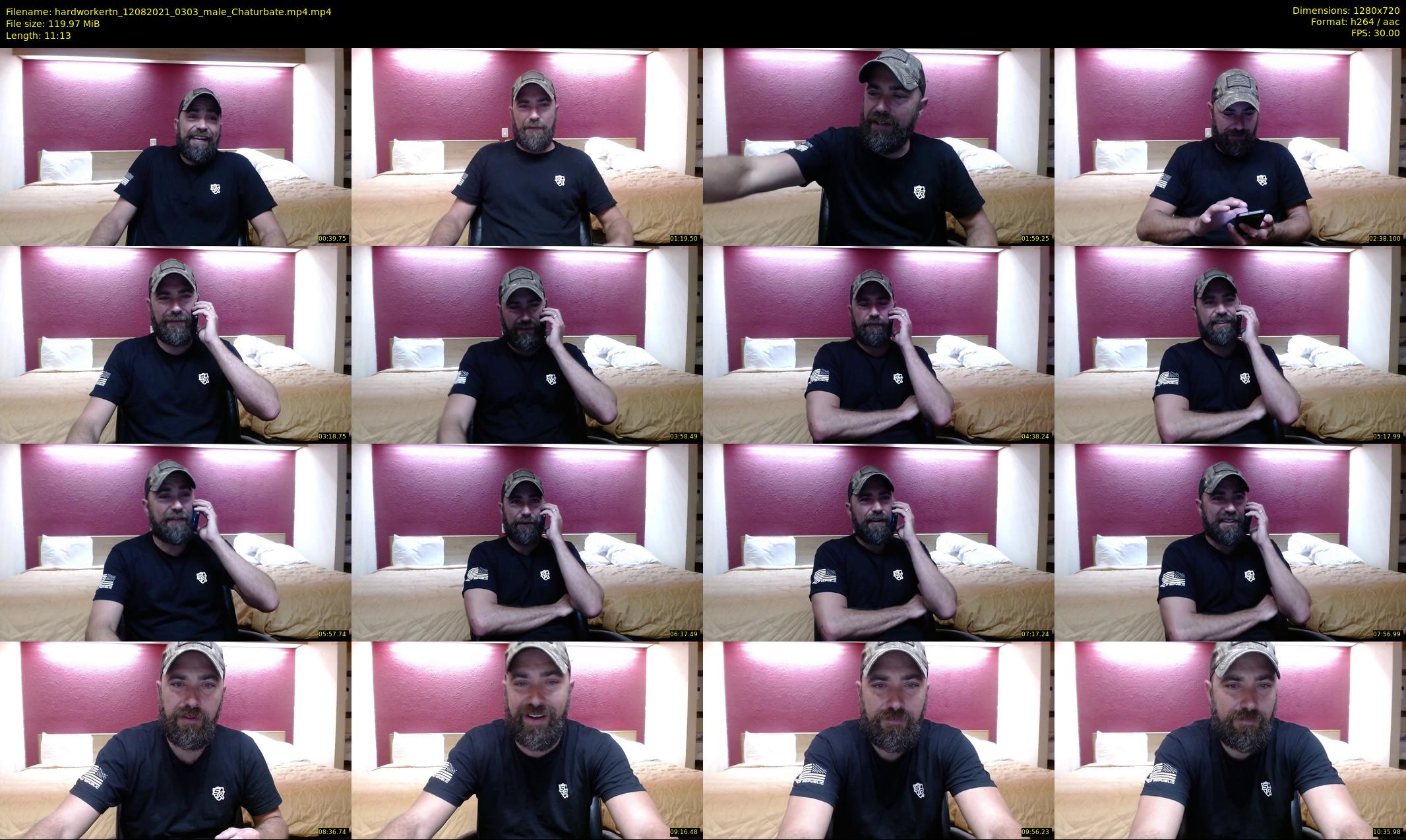 hardworkertn — 12 minute Chaturbate male cam show recording, 720p, Aug 12, 2021