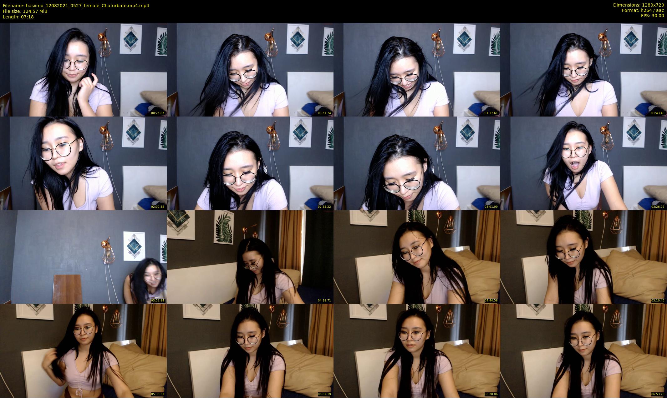 hasiimo — 8 minute Chaturbate female cam show recording, 720p, Aug 12, 2021