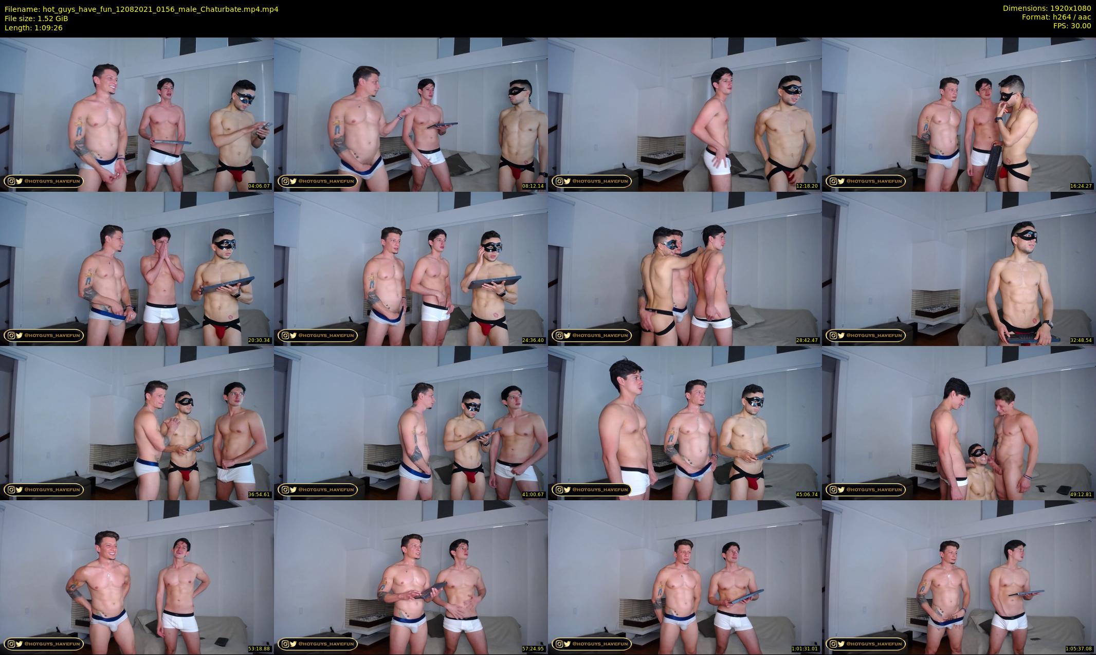 hot_guys_have_fun — 70 minute Chaturbate male cam show recording, 1080p, Aug 12, 2021