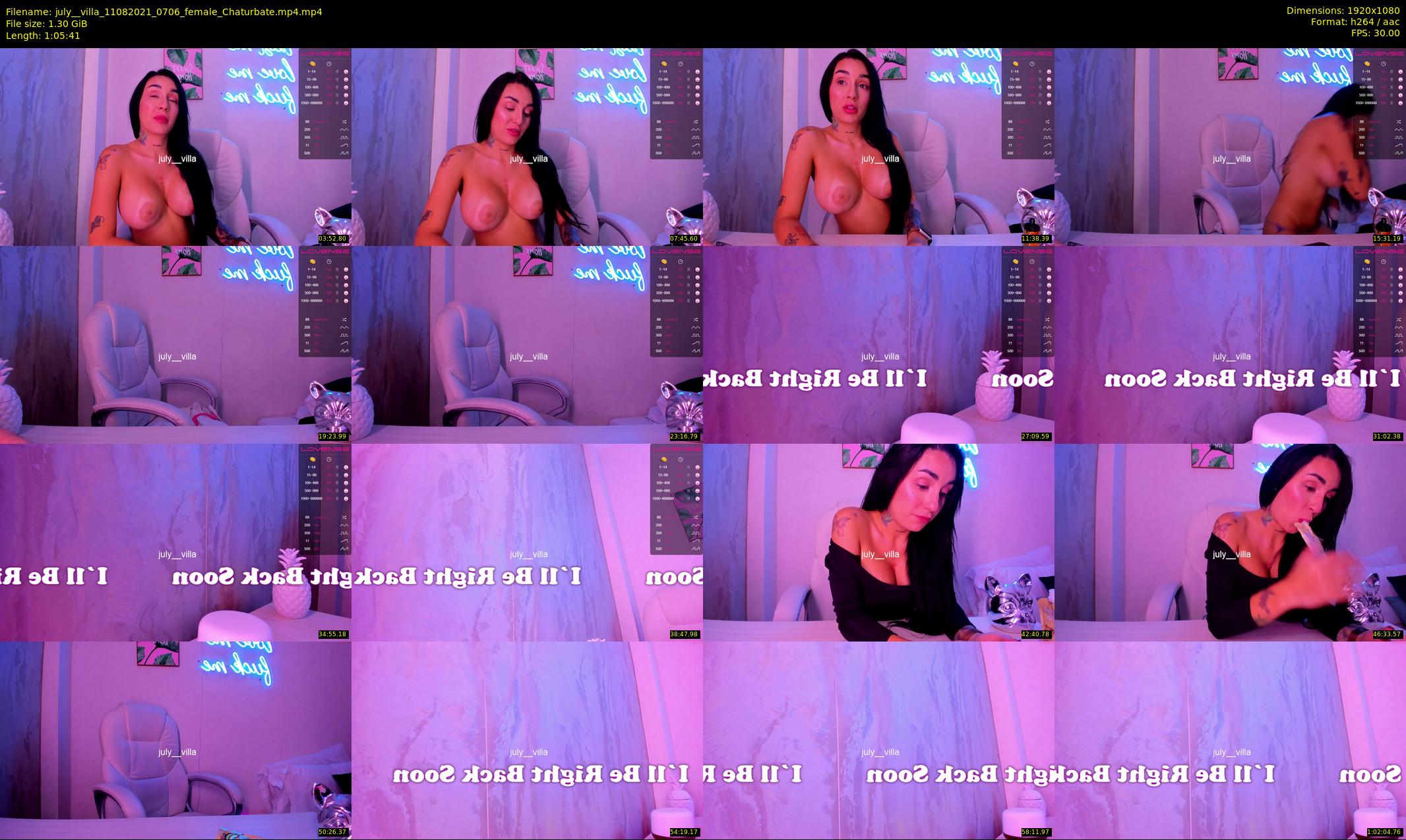 july__villa — 66 minute Chaturbate female cam show recording, 1080p, Aug 11, 2021