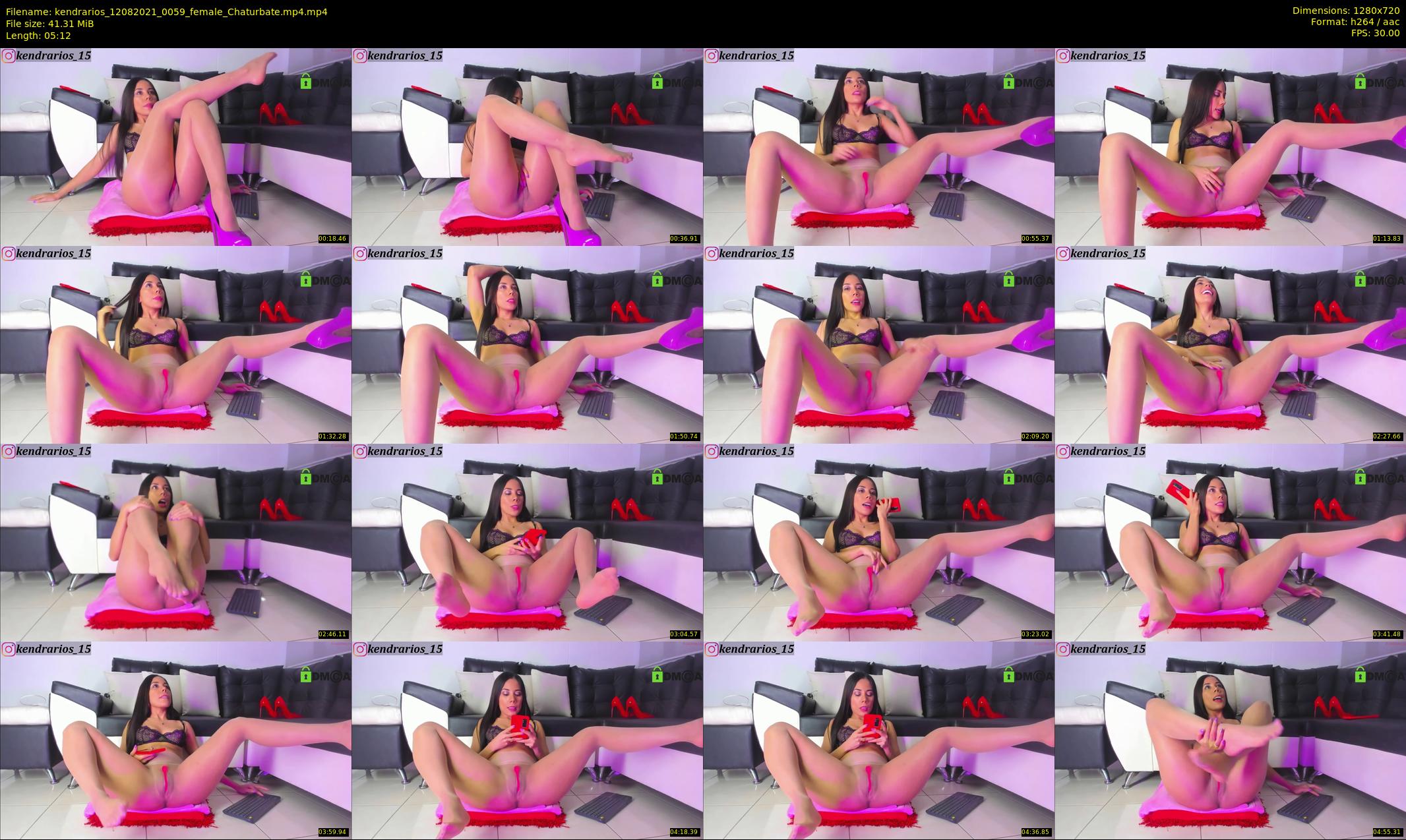 kendrarios — 6 minute Chaturbate female cam show recording, 720p, Aug 12, 2021