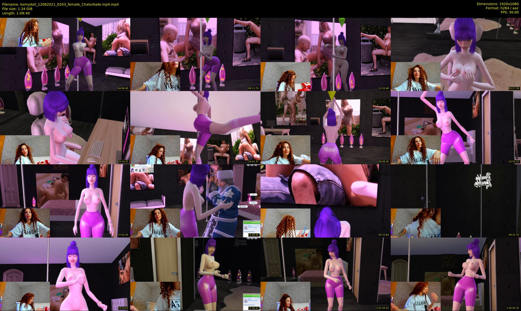komydoll — 70 minute Chaturbate female cam show recording, 1080p, Aug 12, 2021