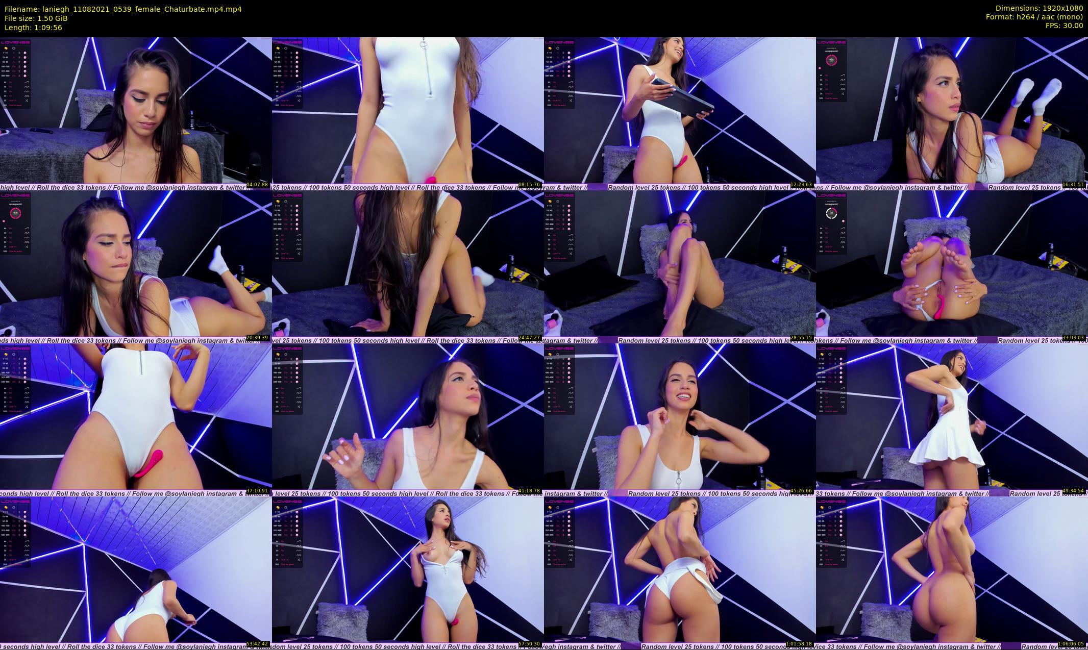 laniegh — 70 minute Chaturbate female cam show recording, 1080p, Aug 11, 2021