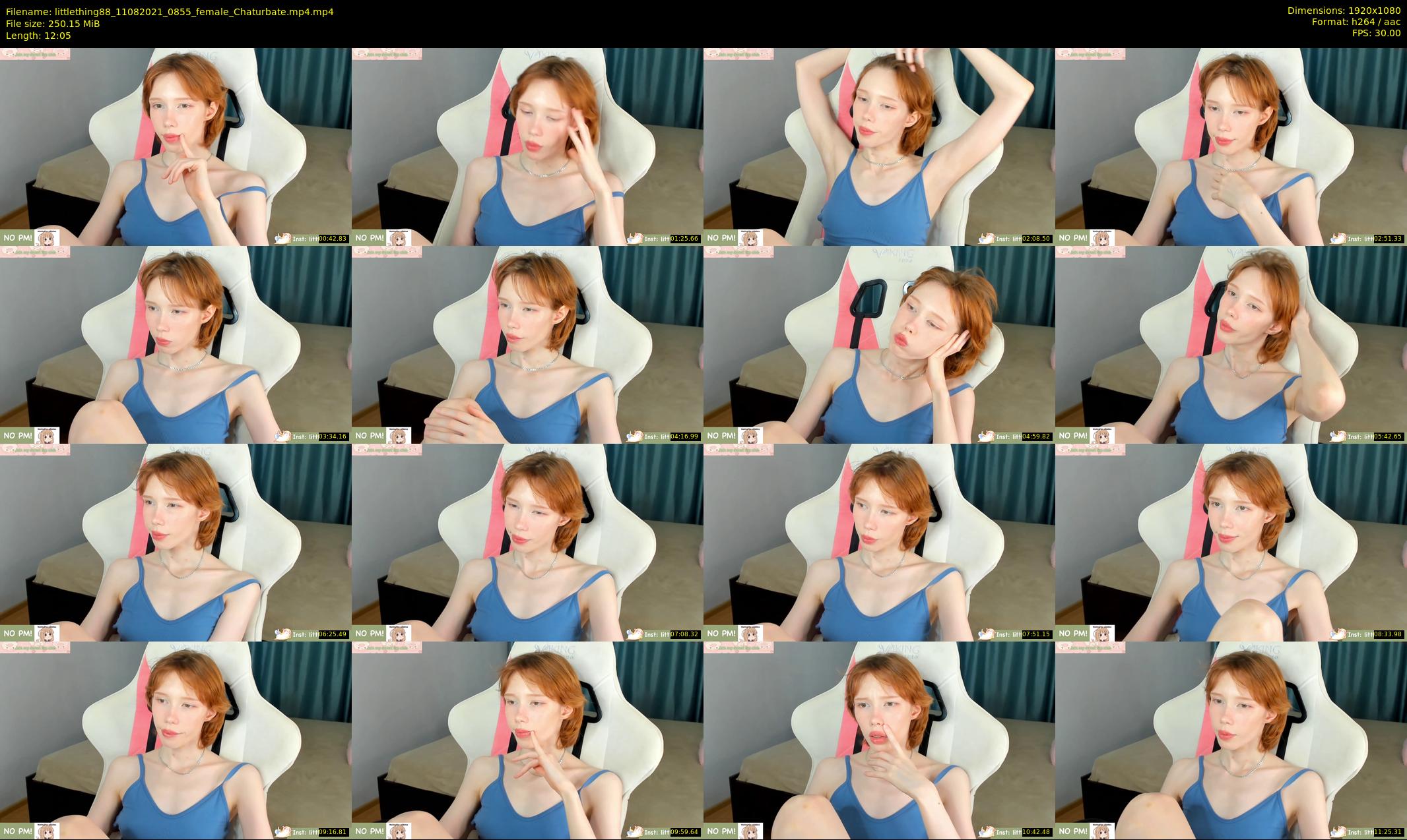 littlething88 — 13 minute Chaturbate female cam show recording, 1080p, Aug 11, 2021