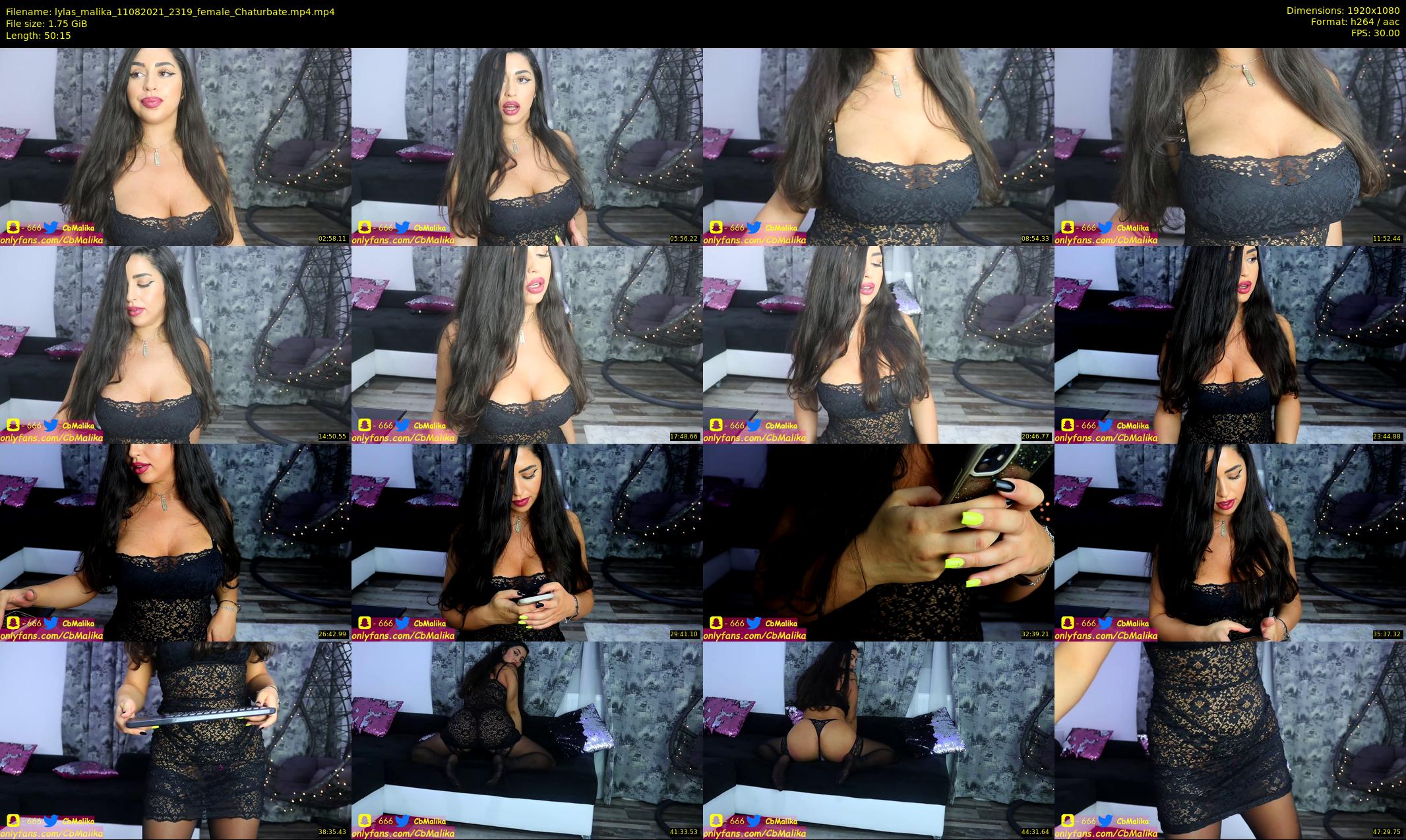 lylas_malika — 51 minute Chaturbate female cam show recording, 1080p, Aug 11, 2021
