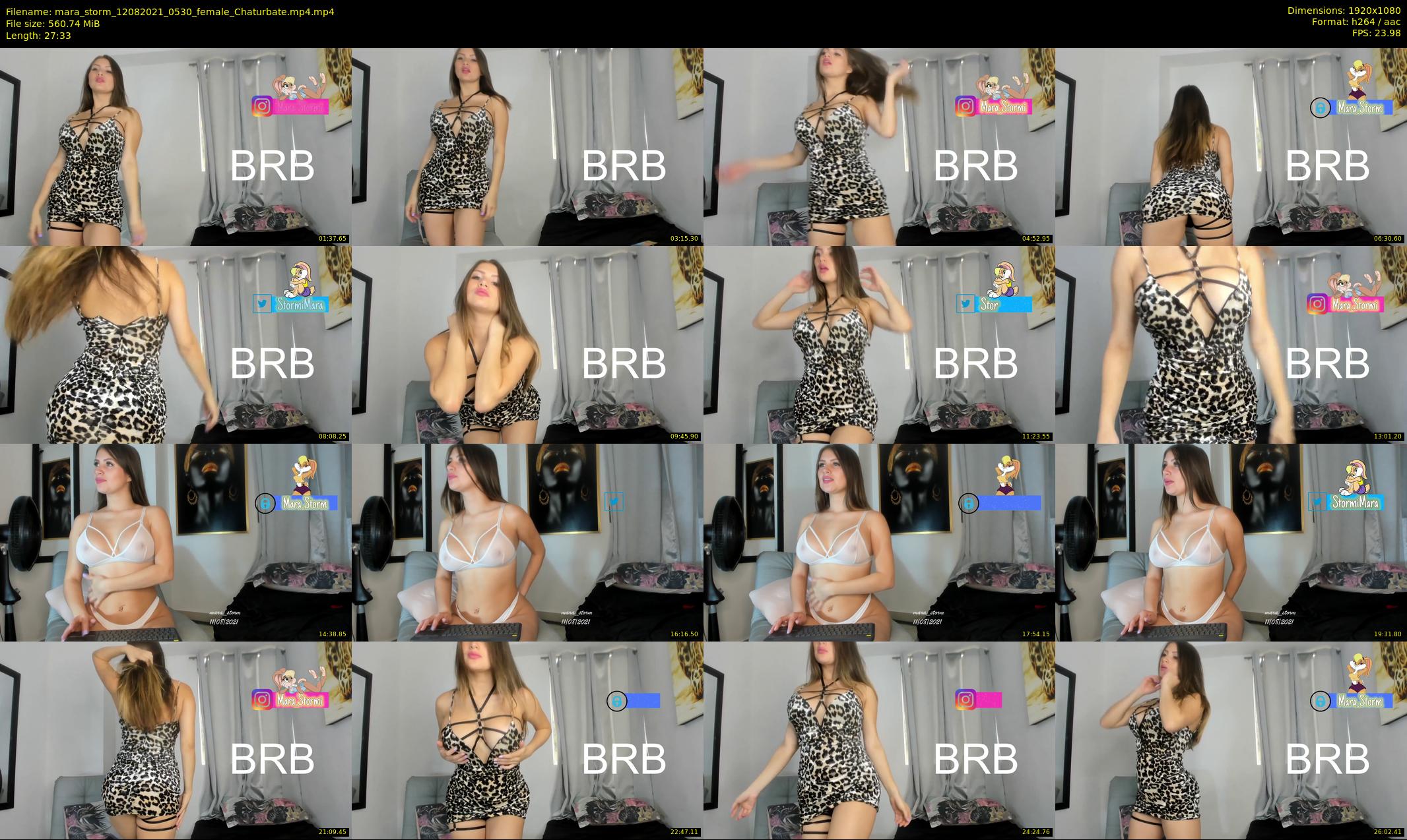 mara_storm — 28 minute Chaturbate female cam show recording, 1080p, Aug 12, 2021
