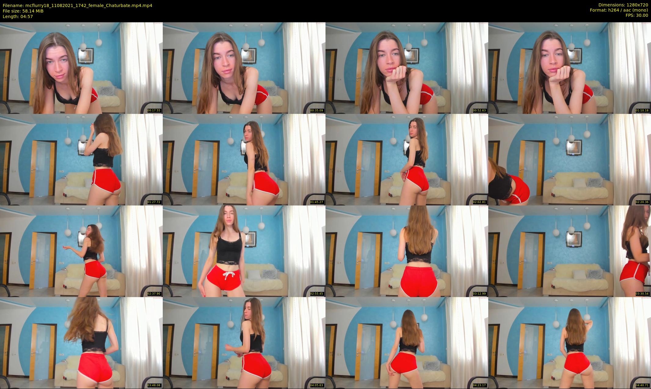 mcflurry18 — 5 minute Chaturbate female cam show recording, 720p, Aug 11, 2021