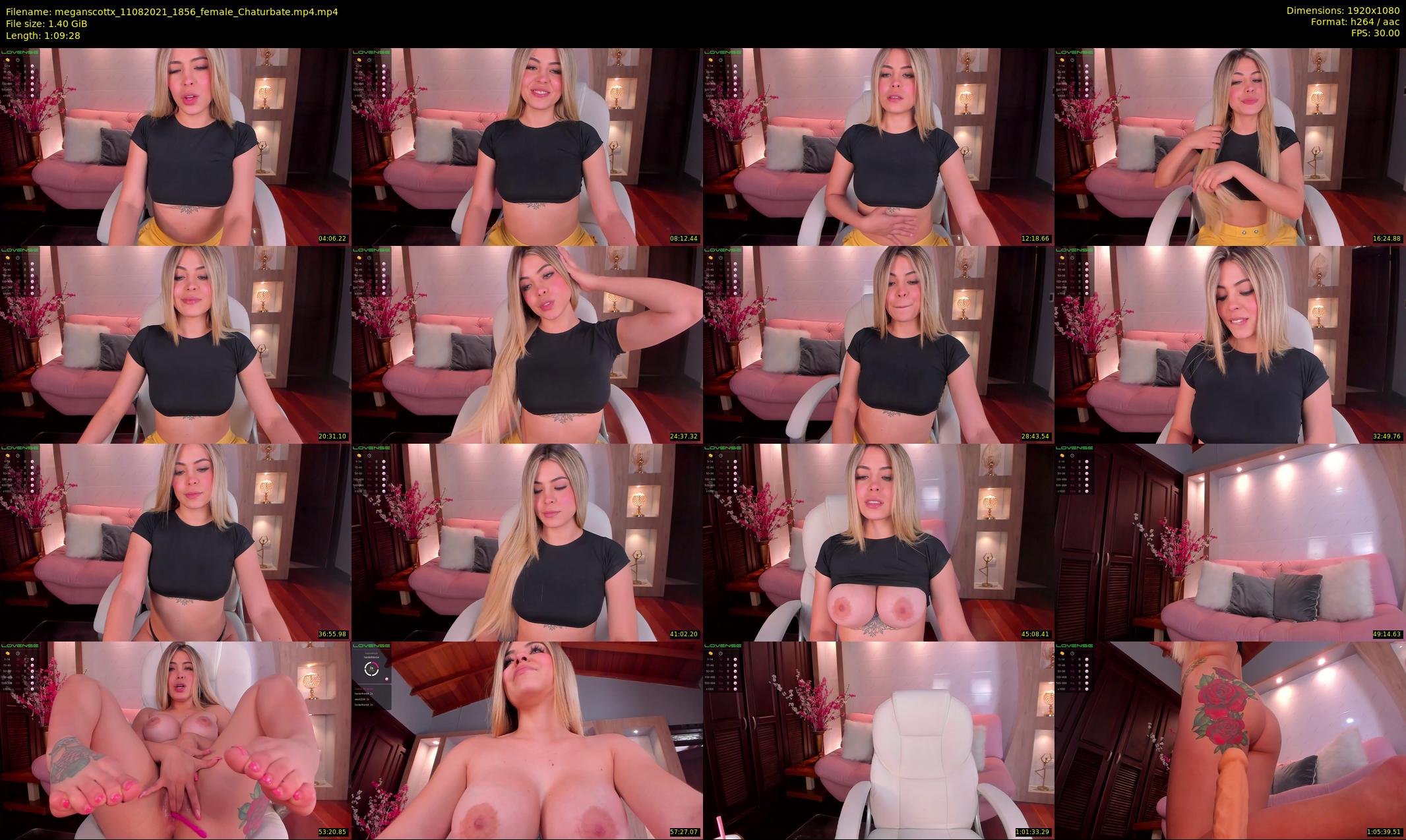 meganscottx — 70 minute Chaturbate female cam show recording, 1080p, Aug 11, 2021