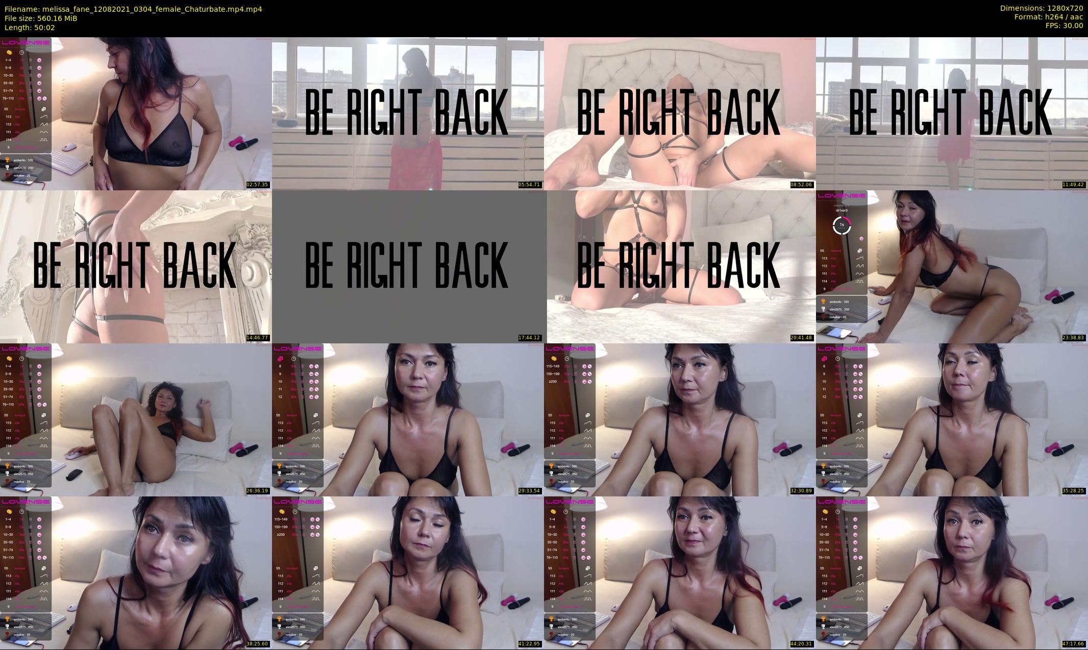 melissa_fane — 51 minute Chaturbate female cam show recording, 720p, Aug 12, 2021