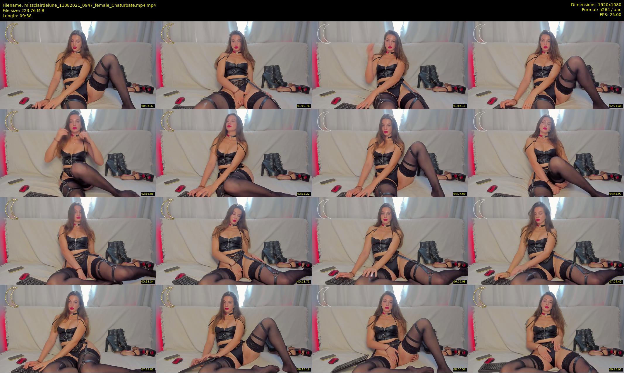 missclairdelune — 10 minute Chaturbate female cam show recording, 1080p, Aug 11, 2021