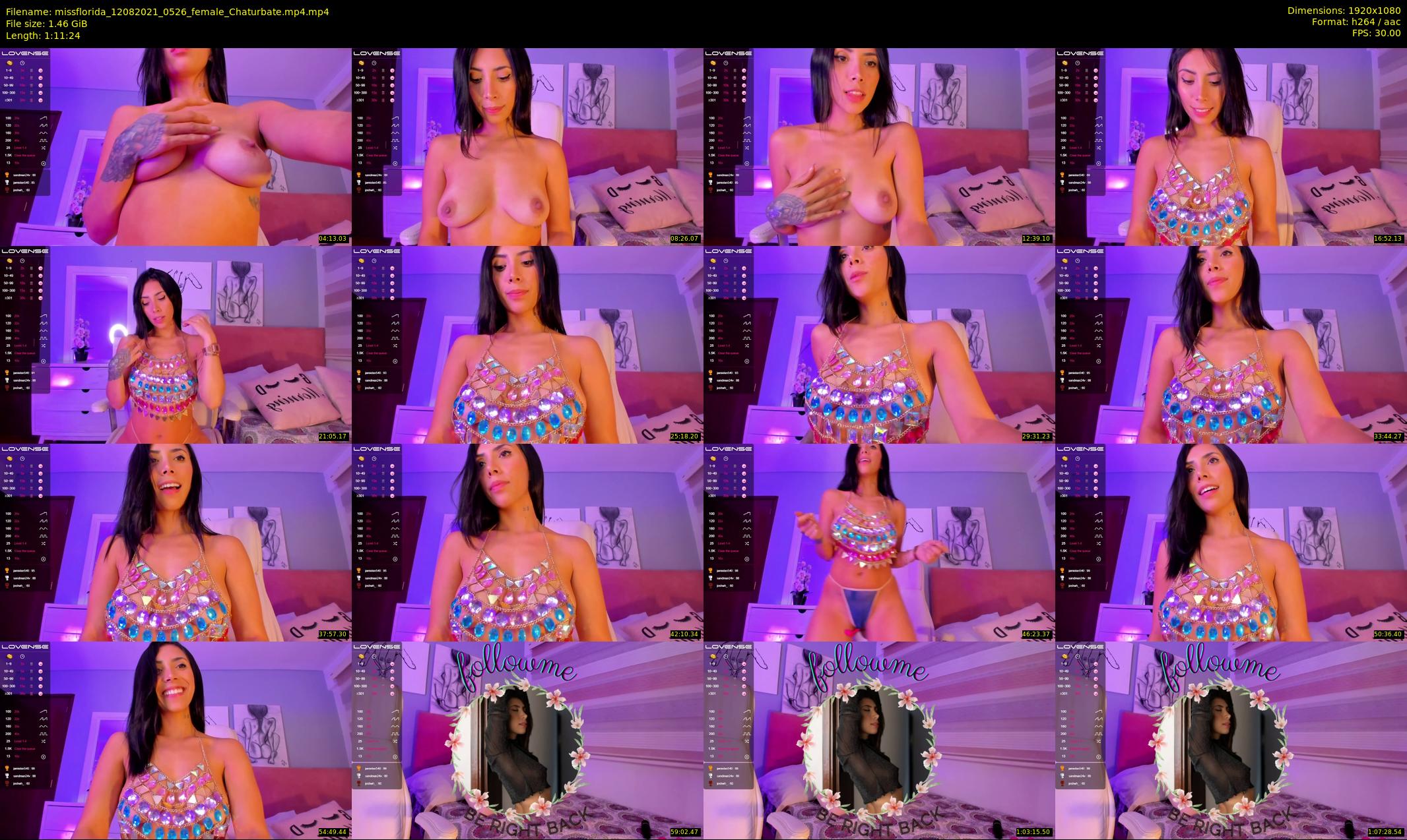 missflorida — 72 minute Chaturbate female cam show recording, 1080p, Aug 12, 2021