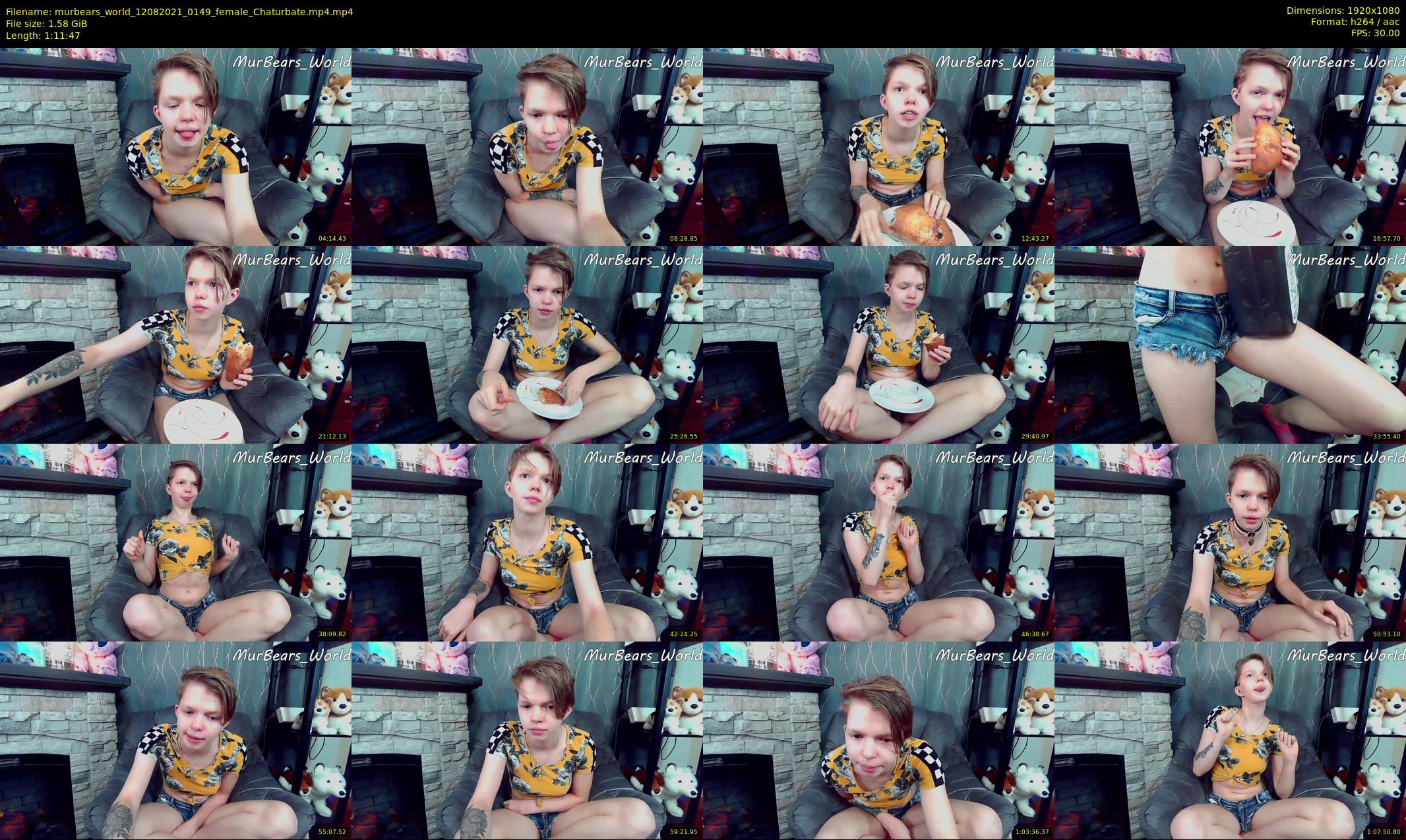 murbears_world — 72 minute Chaturbate female cam show recording, 1080p, Aug 12, 2021