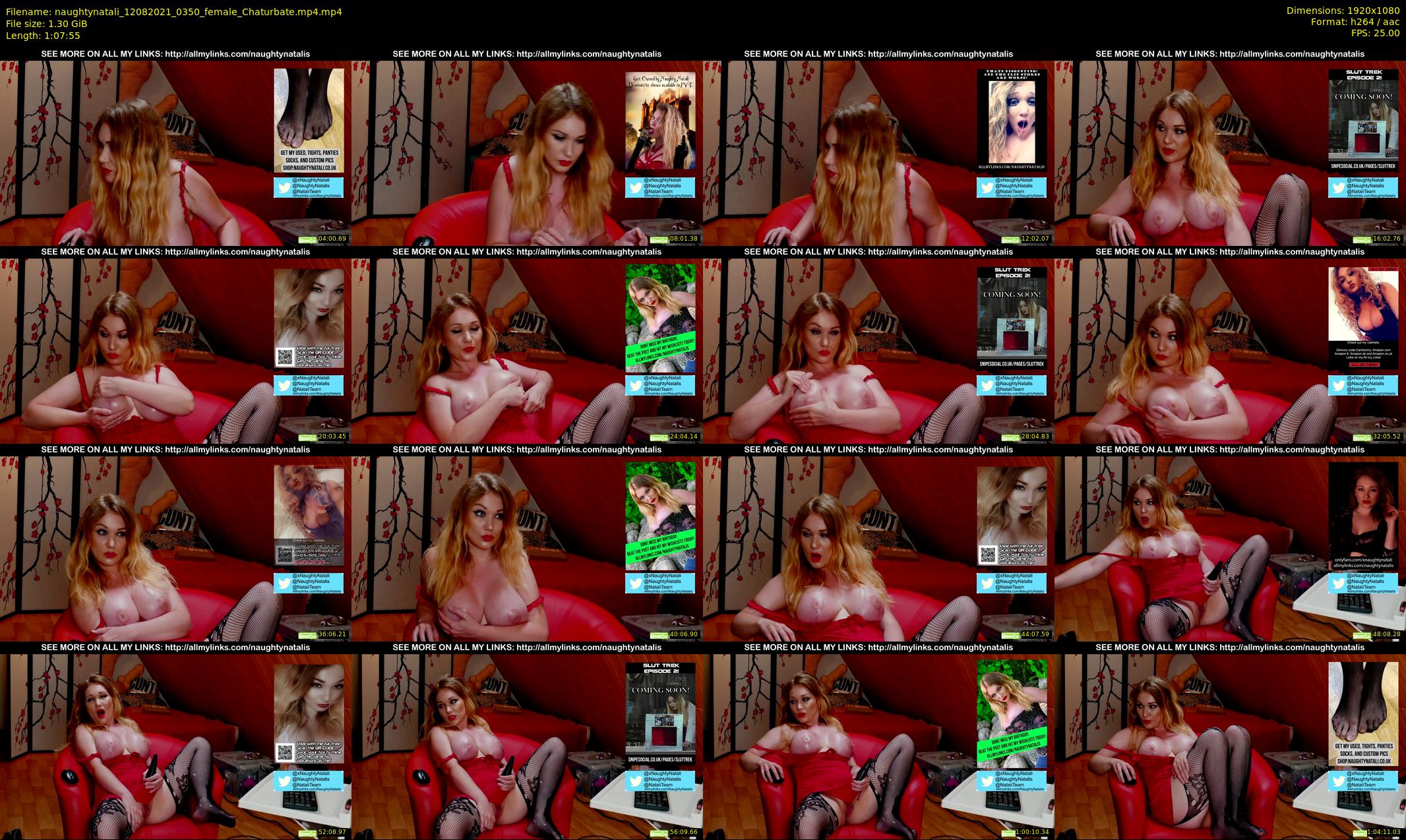 naughtynatali — 68 minute Chaturbate female cam show recording, 1080p, Aug 12, 2021