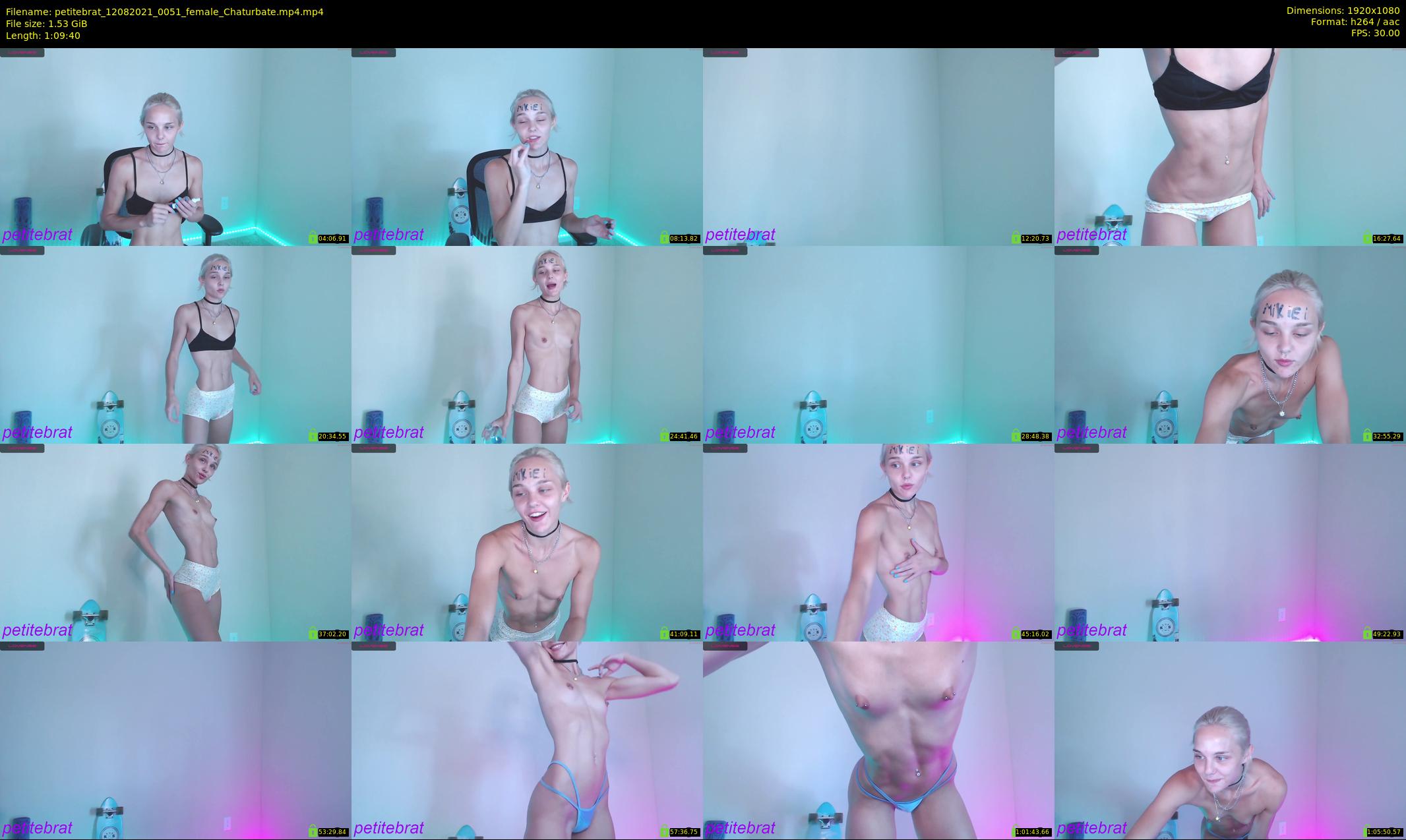 petitebrat — 70 minute Chaturbate female cam show recording, 1080p, Aug 12, 2021