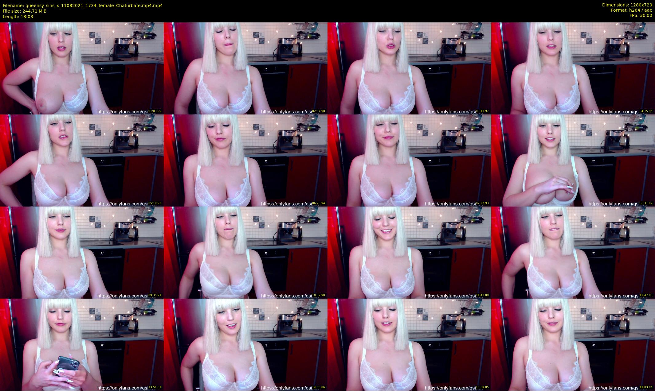 queensy_sins_x — 19 minute Chaturbate female cam show recording, 720p, Aug 11, 2021
