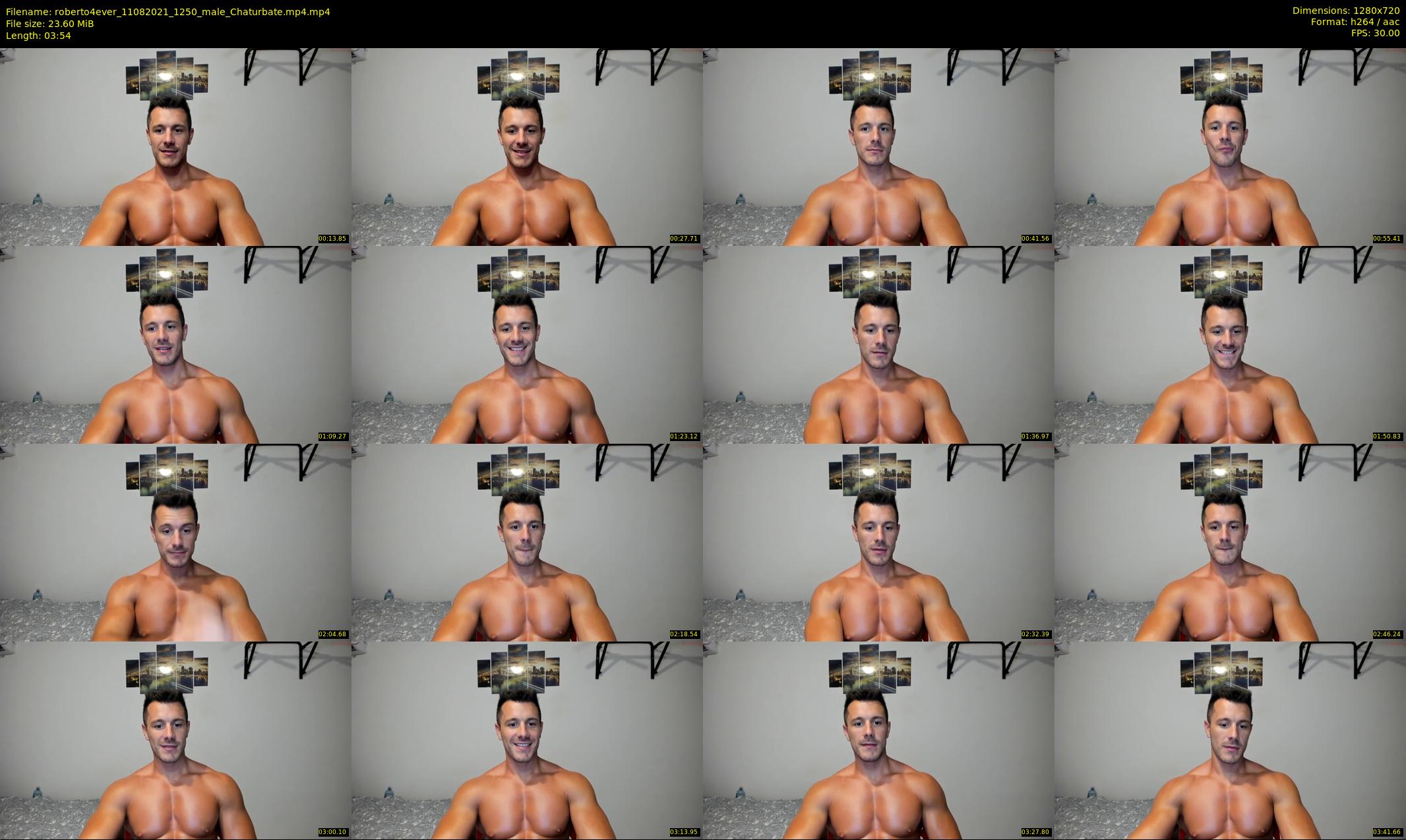 roberto4ever — 4 minute Chaturbate male cam show recording, 720p, Aug 11, 2021