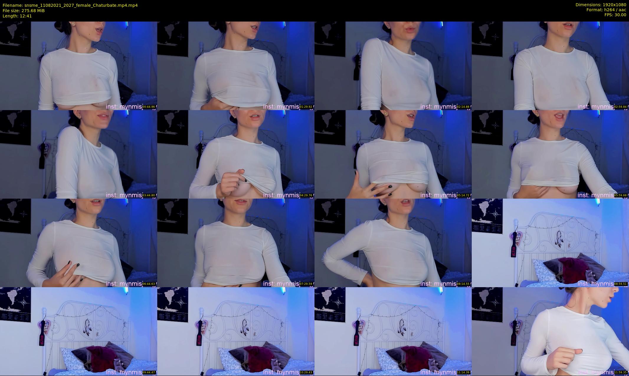 snsme — 13 minute Chaturbate female cam show recording, 1080p, Aug 11, 2021