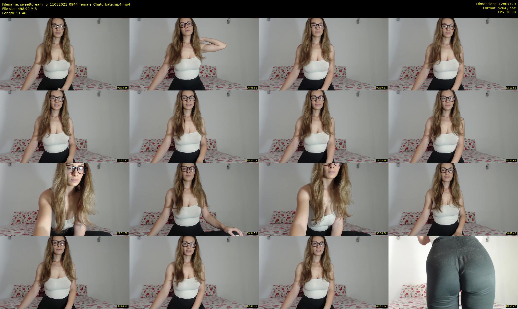 sweettdream__x — 52 minute Chaturbate female cam show recording, 720p, Aug 11, 2021