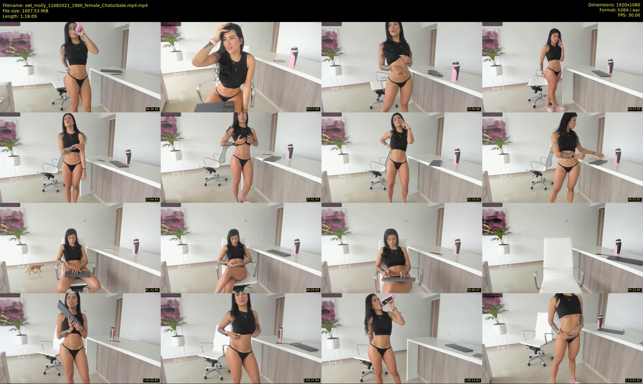 swt_molly — 79 minute Chaturbate female cam show recording, 1080p, Aug 11, 2021