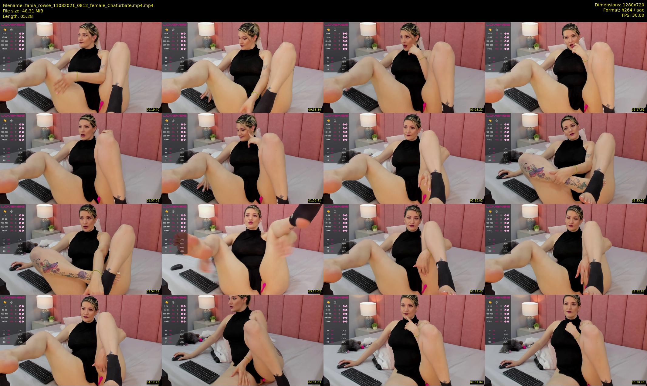 tania_rowse — 6 minute Chaturbate female cam show recording, 720p, Aug 11, 2021