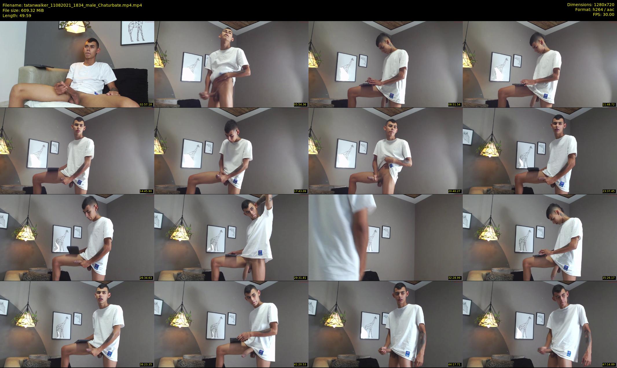 tatanwalker — 50 minute Chaturbate male cam show recording, 720p, Aug 11, 2021