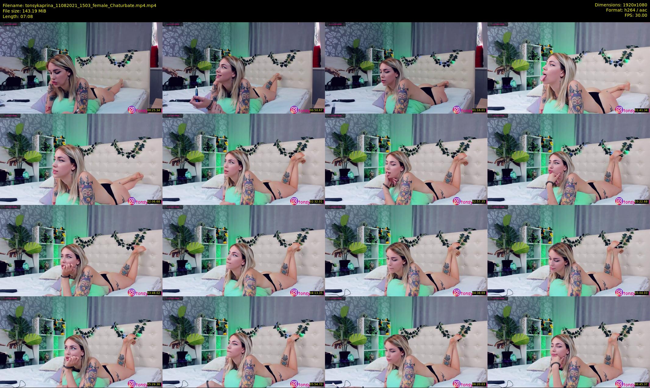 tonsykaprina — 8 minute Chaturbate couple cam show recording, 1080p, Aug 11, 2021