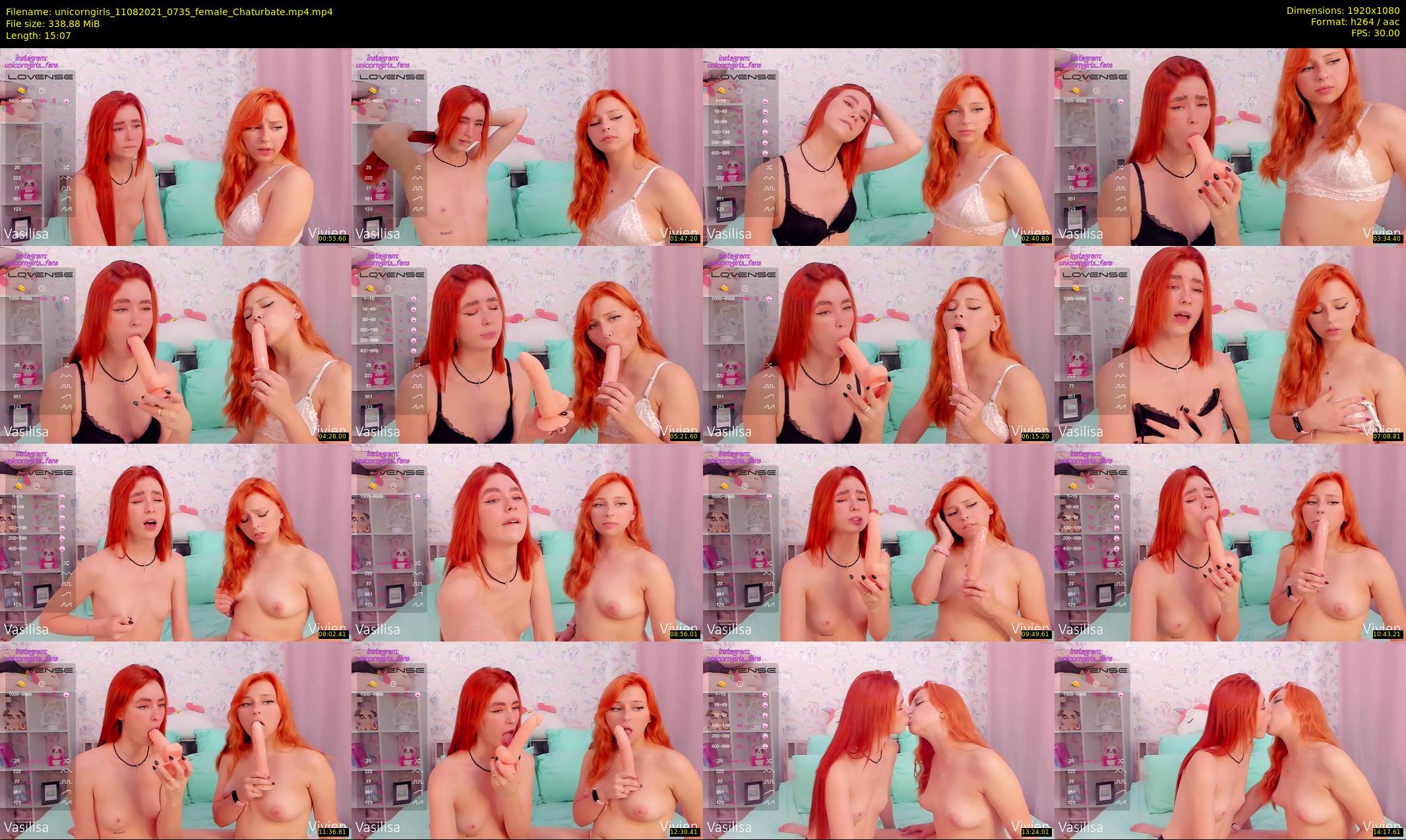 unicorngirls — 16 minute Chaturbate couple cam show recording, 1080p, Aug 11, 2021