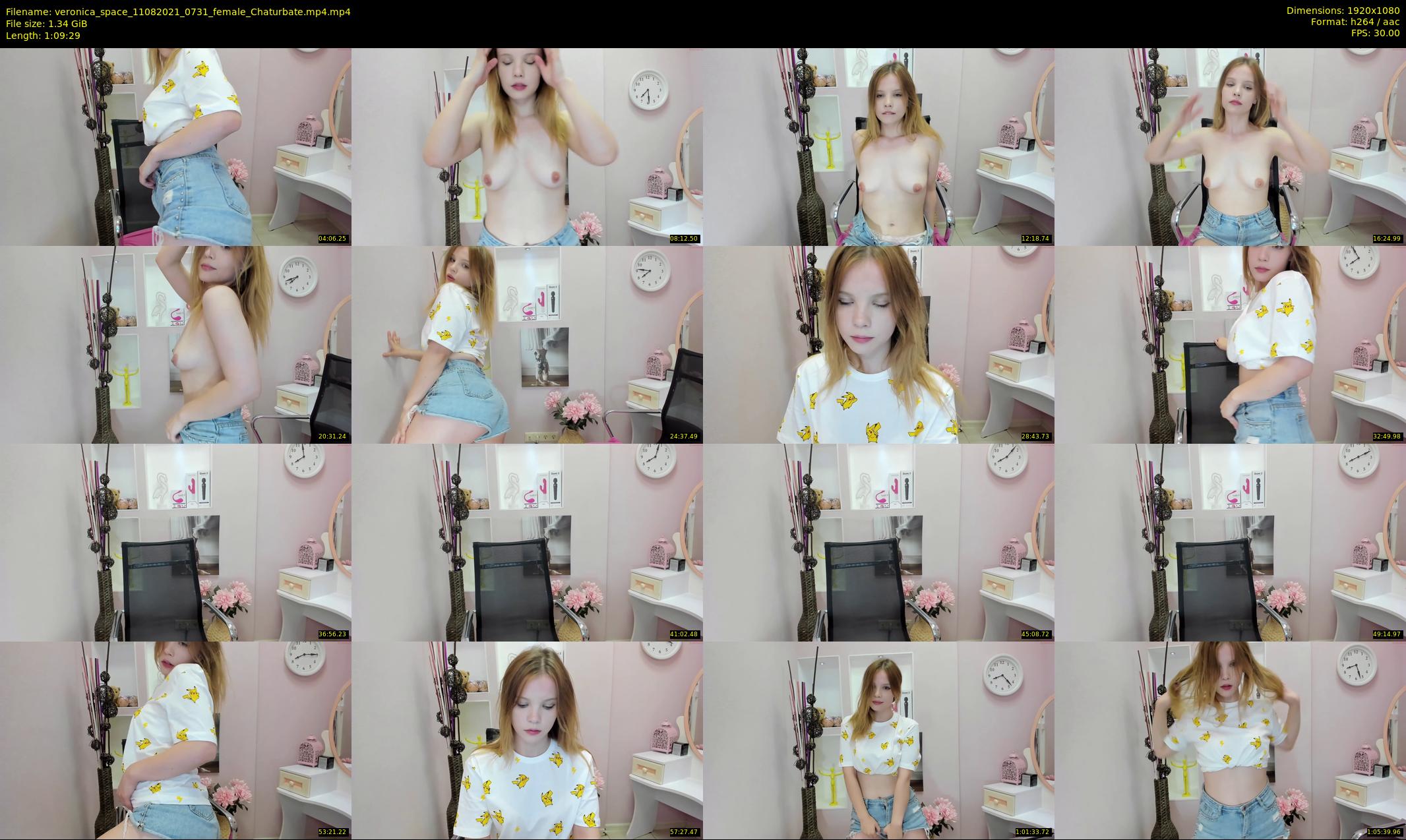veronica_space — 70 minute Chaturbate female cam show recording, 1080p, Aug 11, 2021