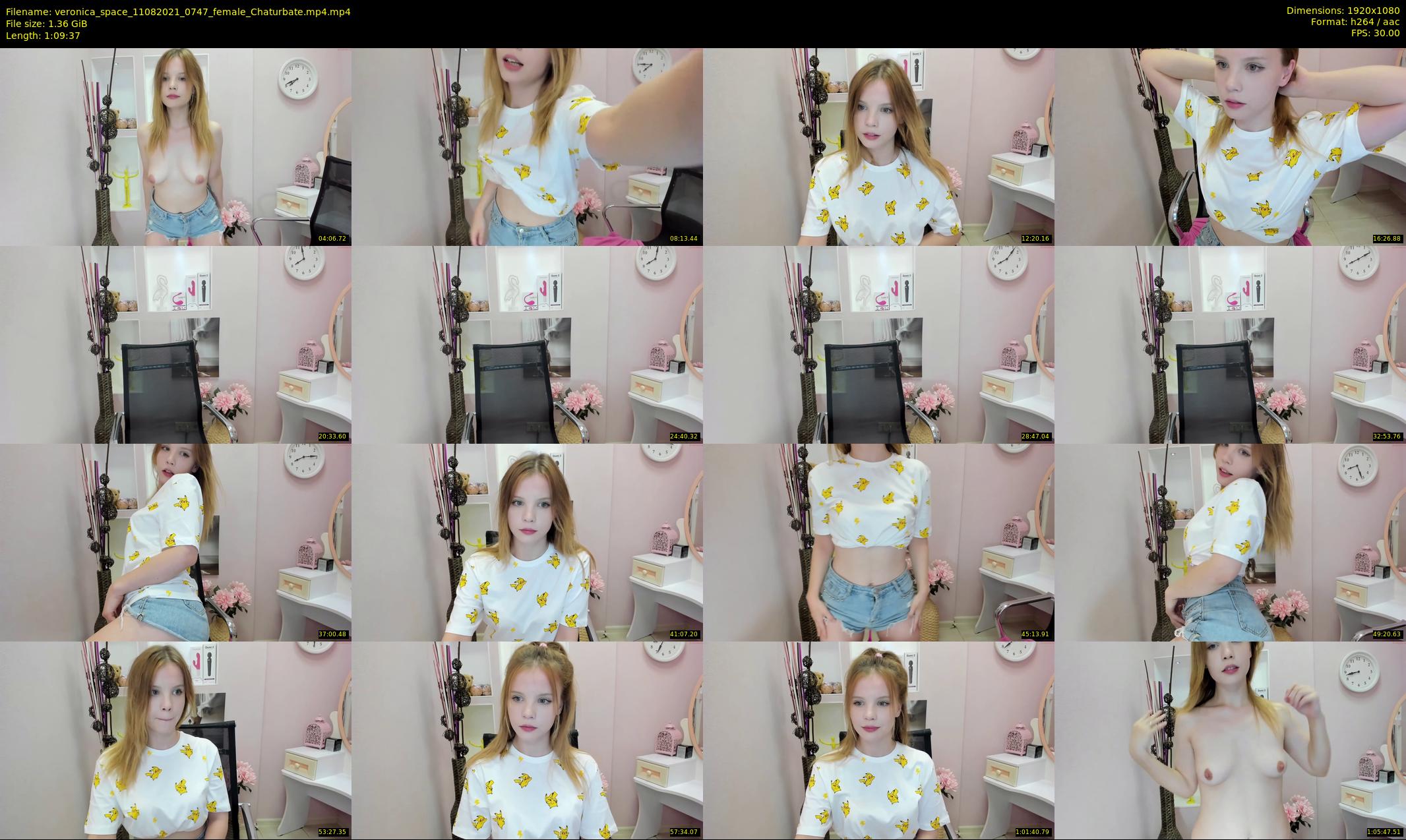 veronica_space — 70 minute Chaturbate female cam show recording, 1080p, Aug 11, 2021